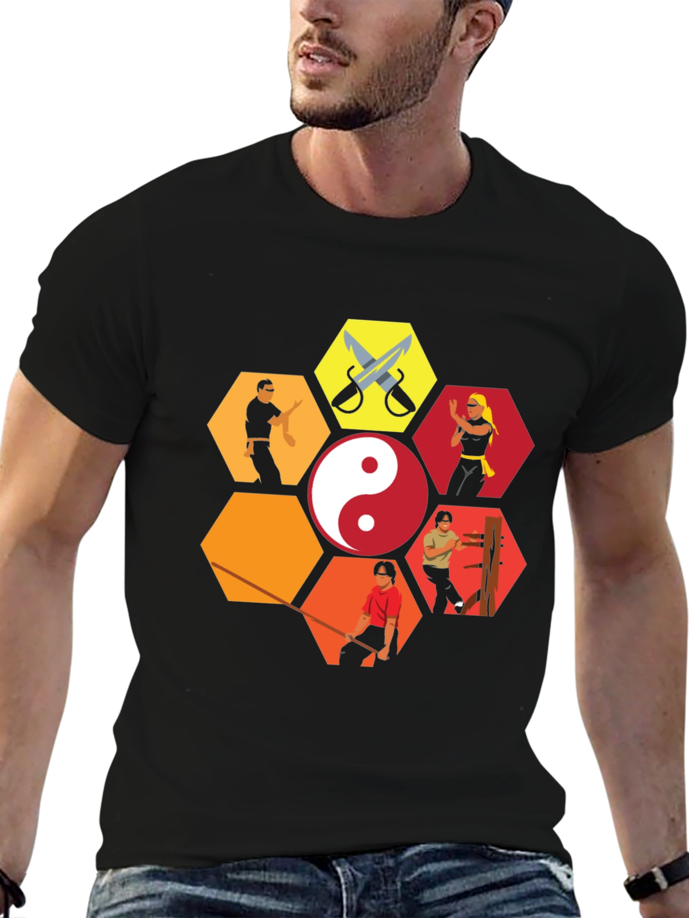 Martial Arts Hexagon T-Shirt