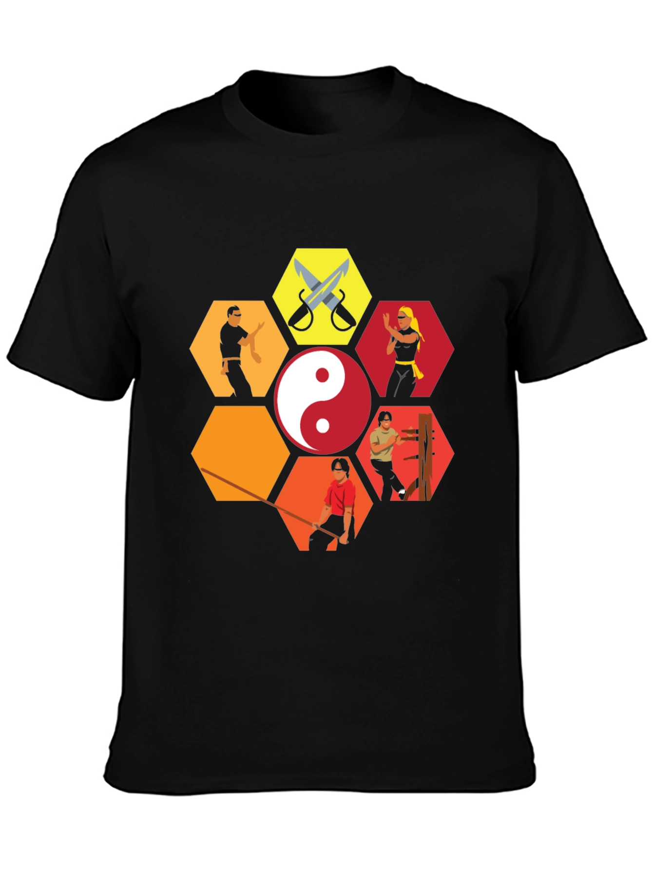 Martial Arts Hexagon T-Shirt