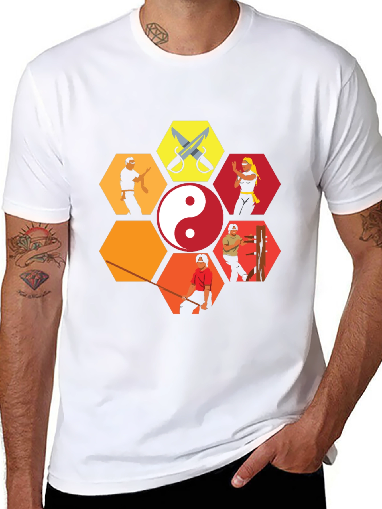 Martial Arts Hexagon T-Shirt