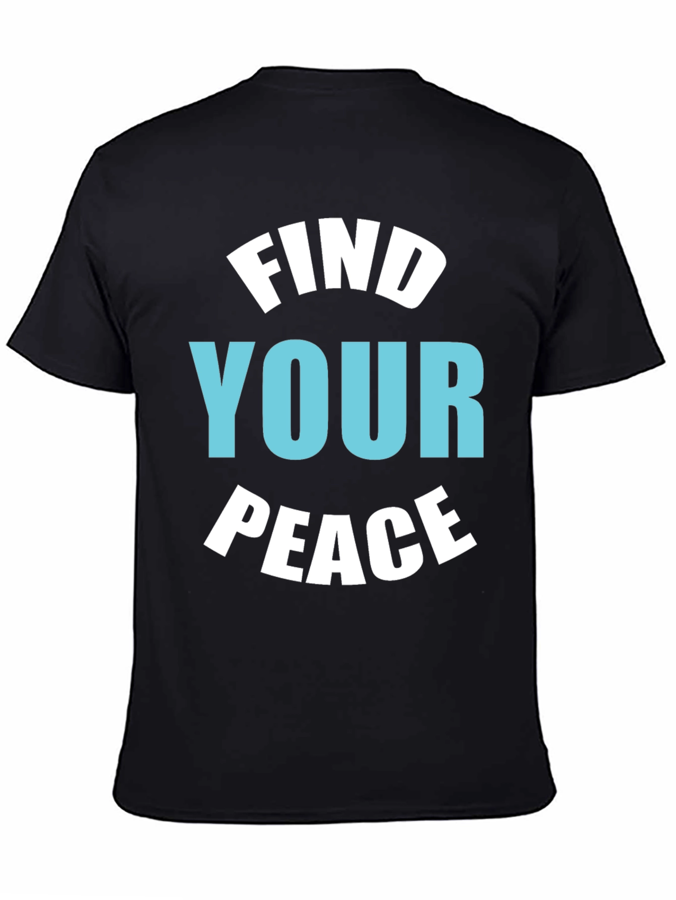 Find Your Peace Black Graphic Tee