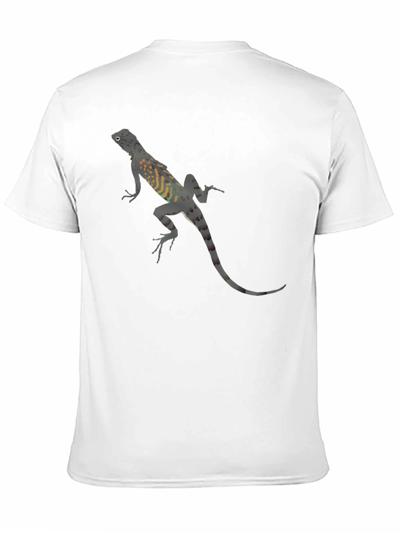 Lizard Print Black T-Shirt