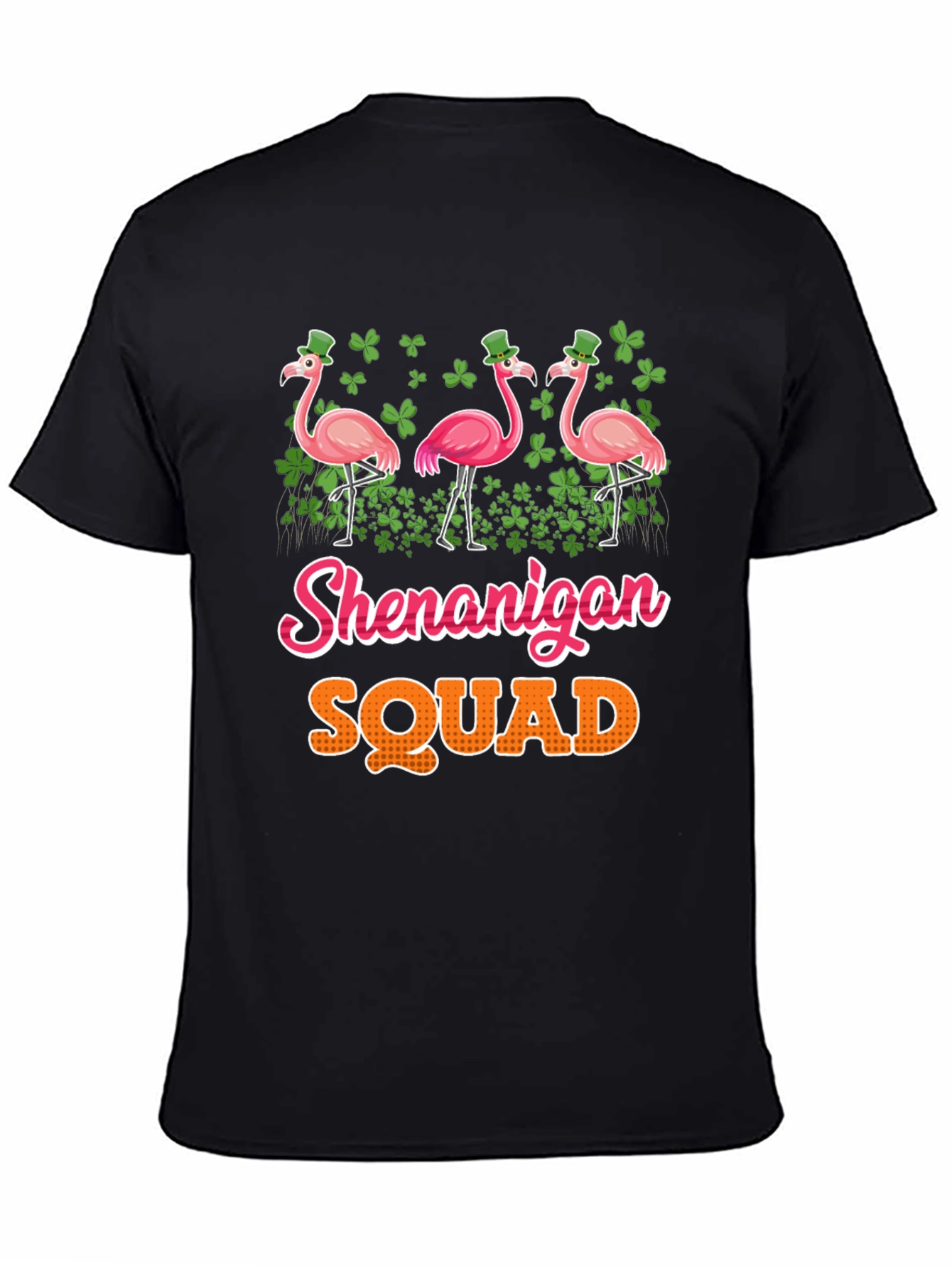 Shenanigan Squad Flamingo St. Patricks Day T-Shirt