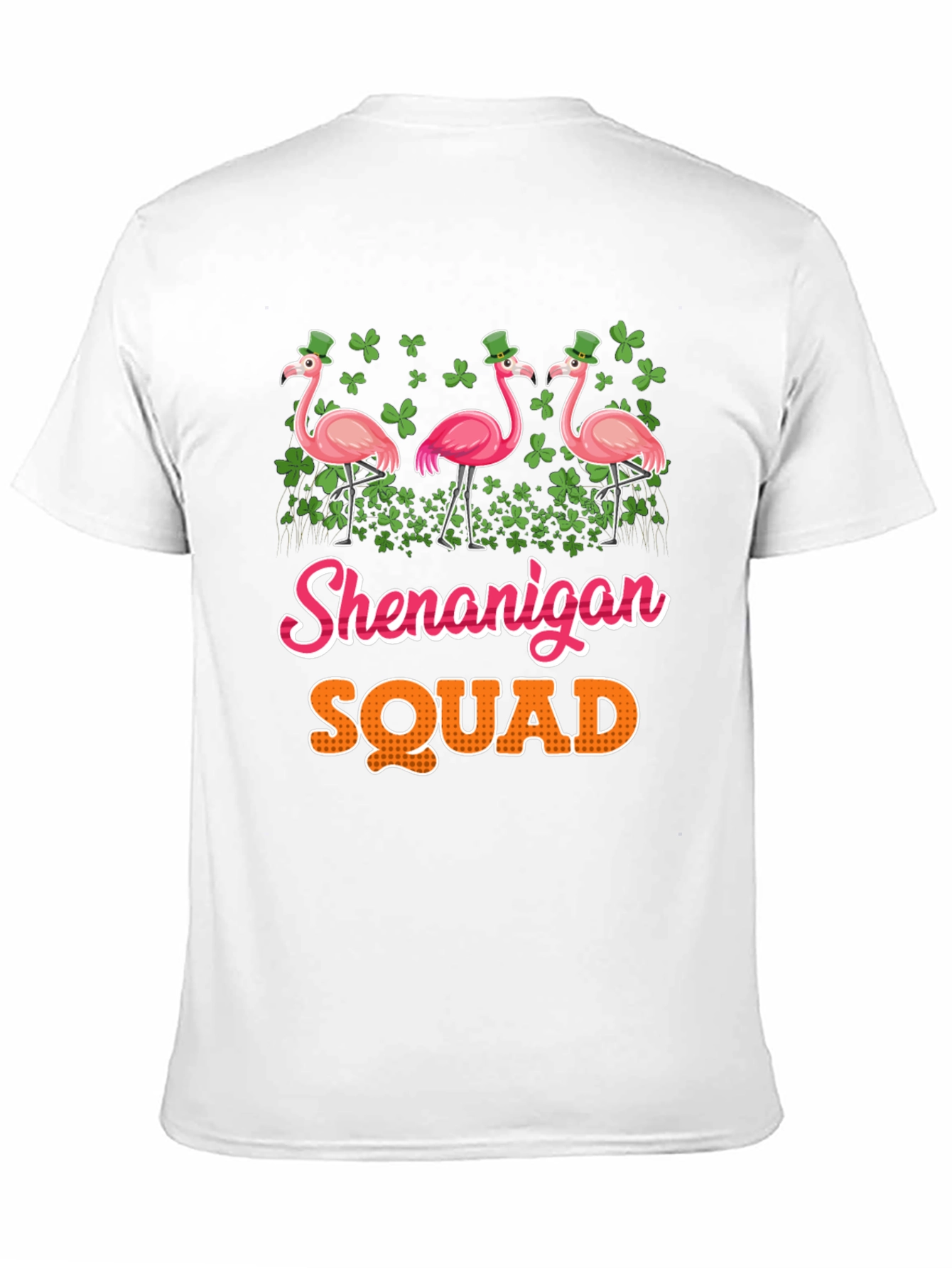 Shenanigan Squad Flamingo St. Patricks Day T-Shirt