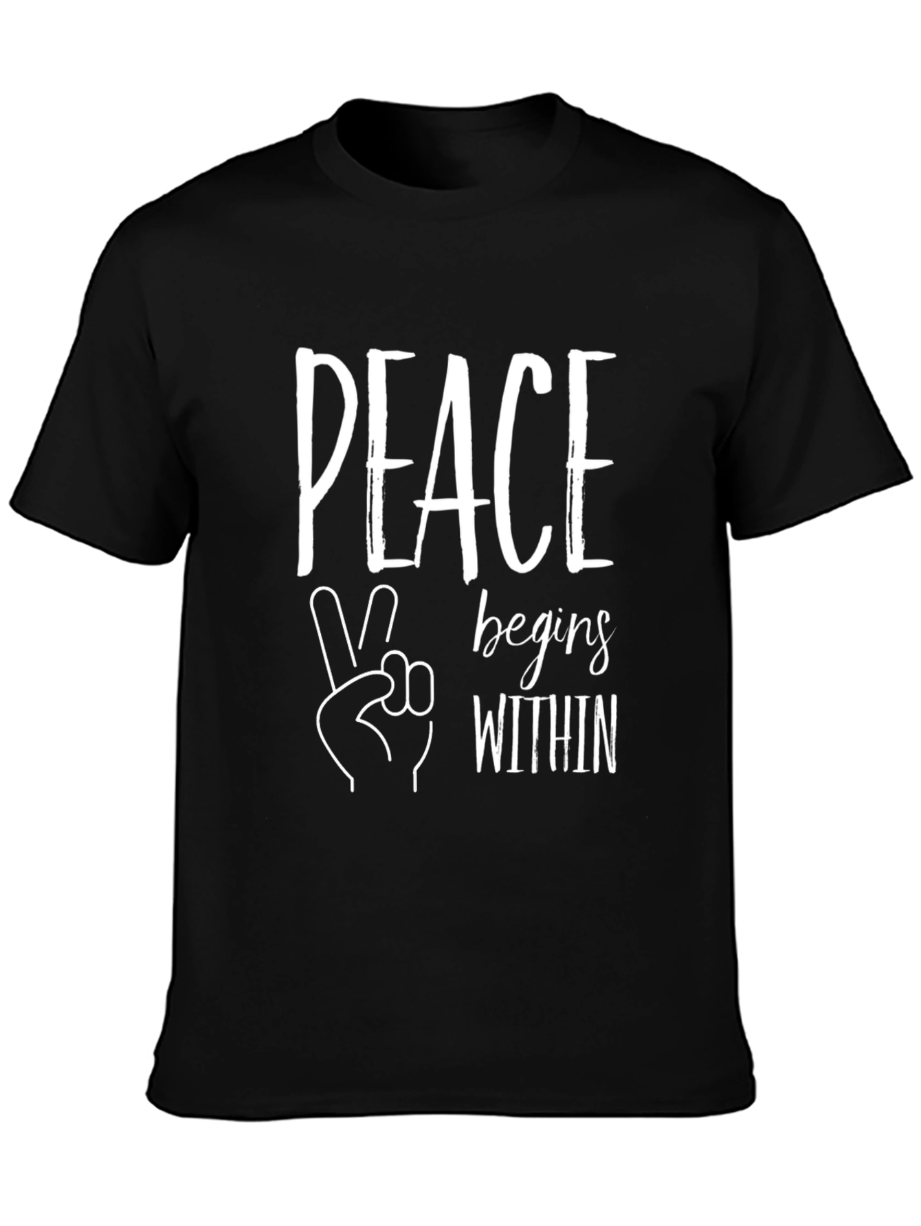 Peace Begins Within Graphic T-Shirt