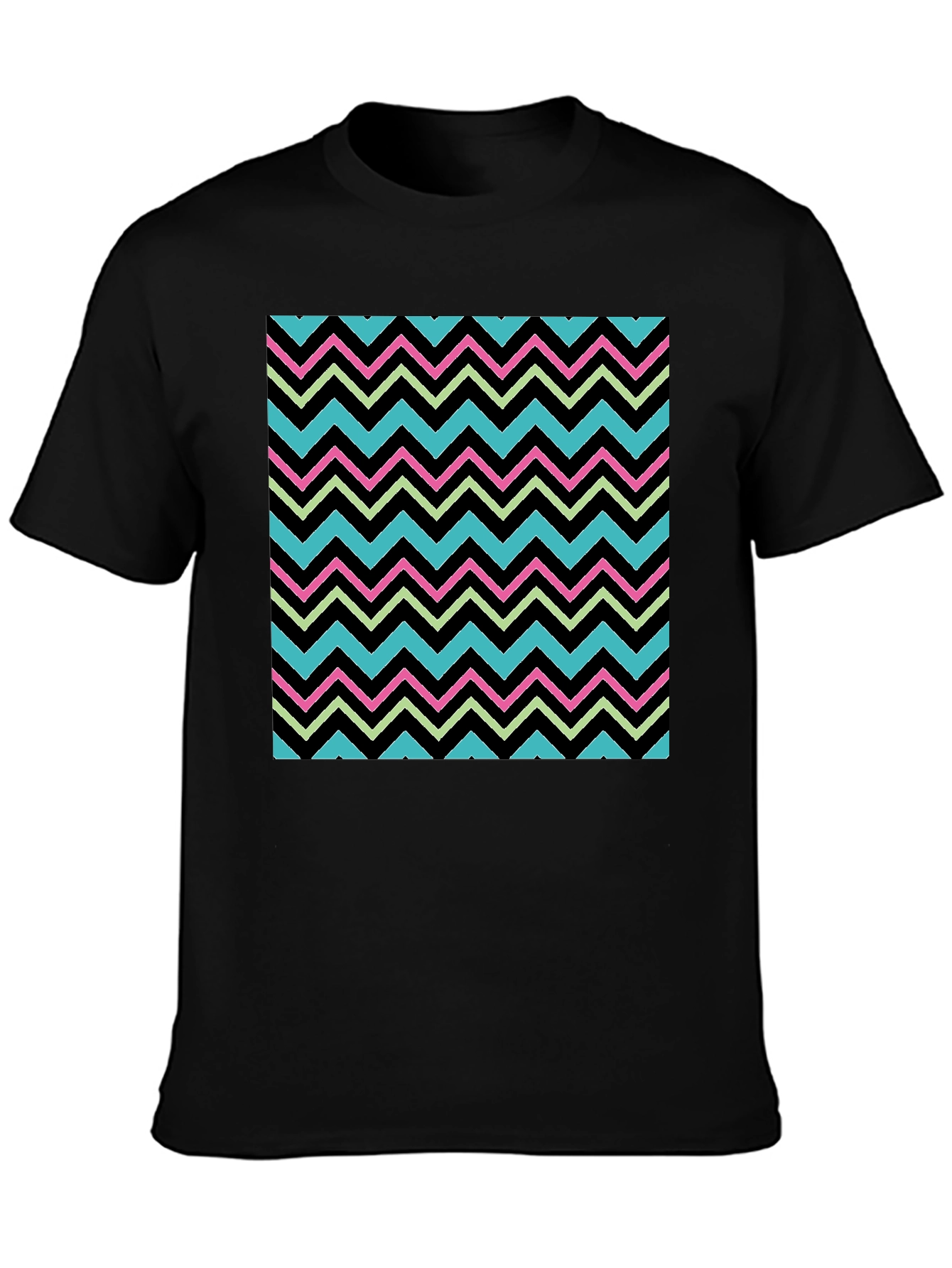 Retro Zigzag Graphic Tee
