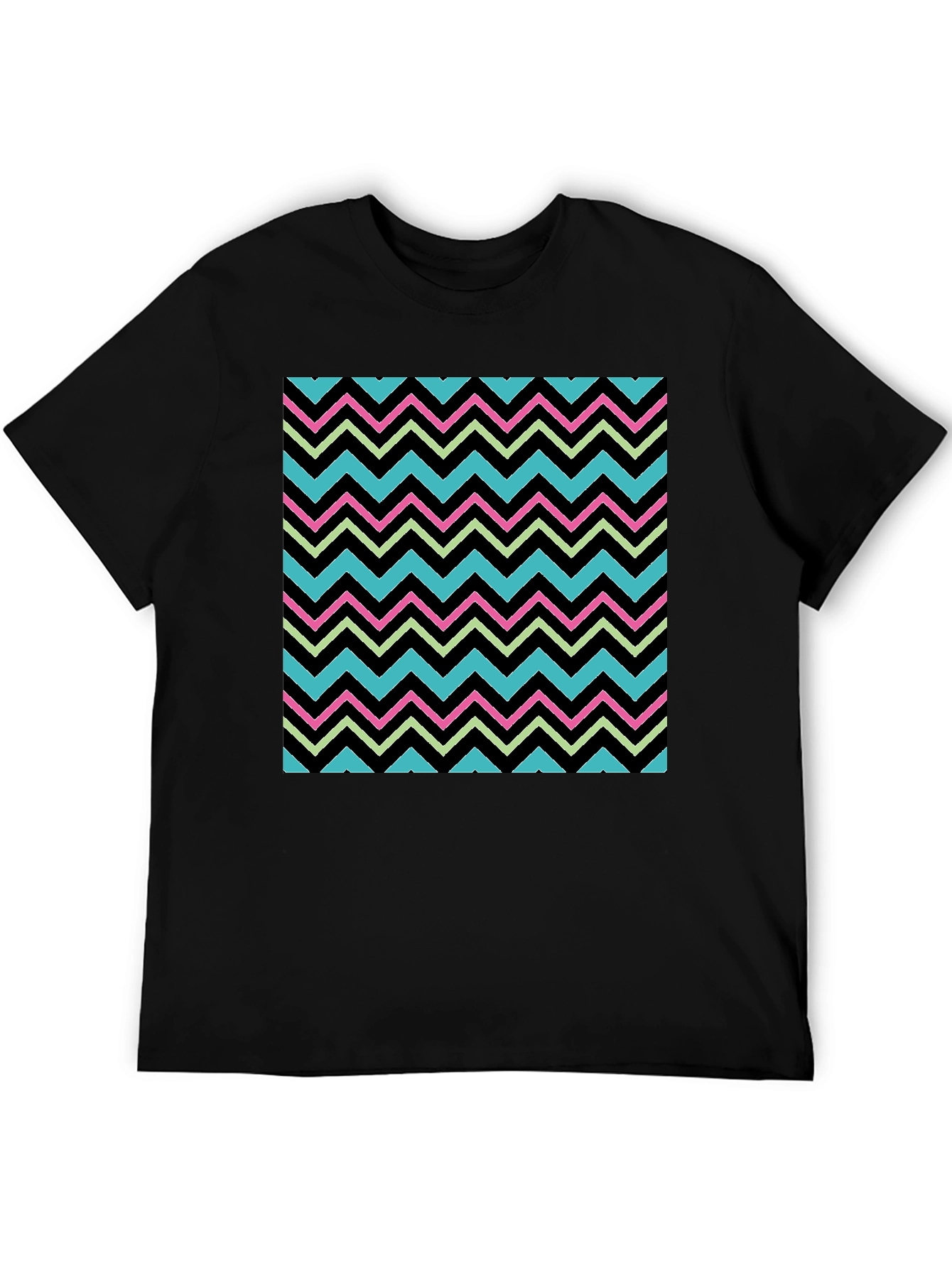 Retro Zigzag Graphic Tee
