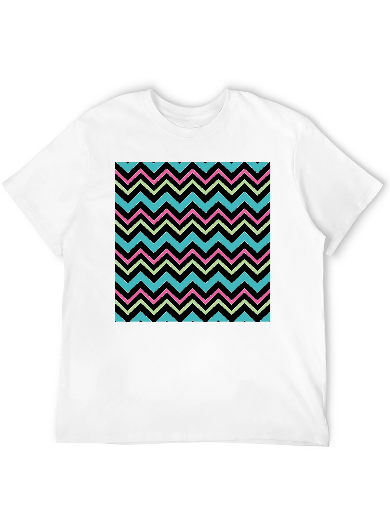 Retro Zigzag Graphic Tee