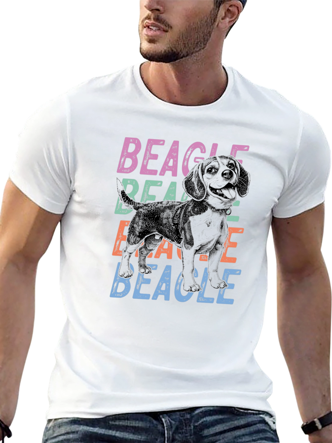 Beagle Dog Graphic Tee - Cute Animal Lover Gift