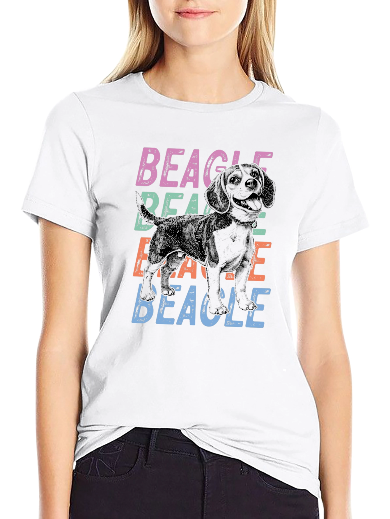 Beagle Dog Graphic Tee - Cute Animal Lover Gift