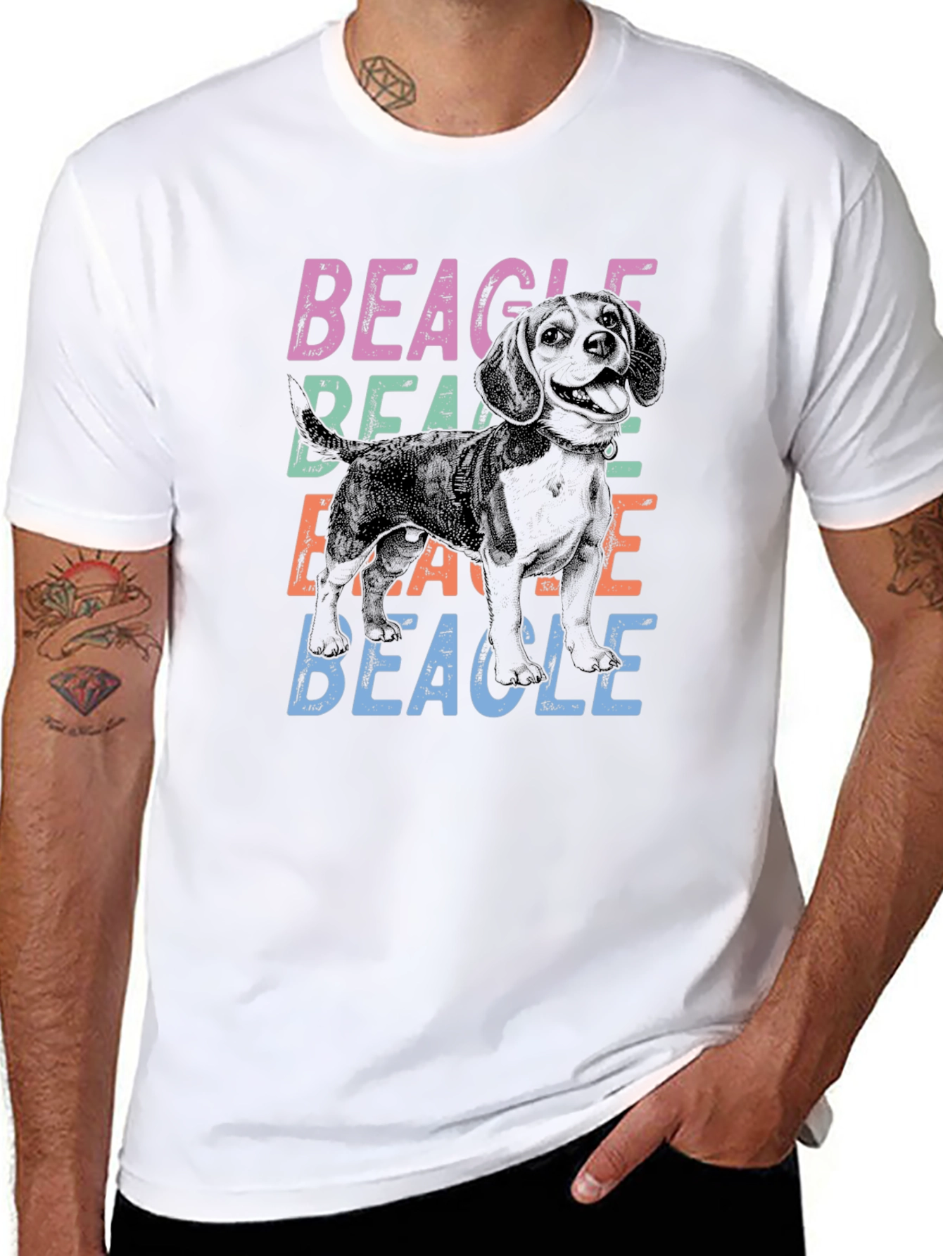 Beagle Dog Graphic Tee - Cute Animal Lover Gift