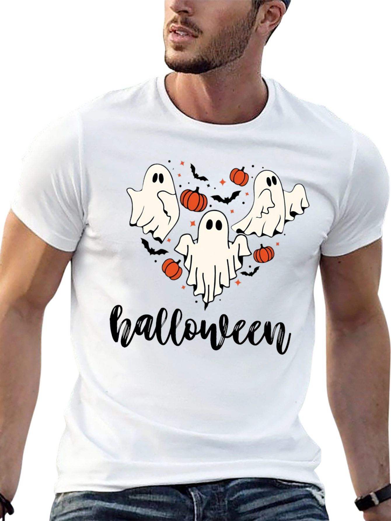 Halloween Ghost Graphic Tee