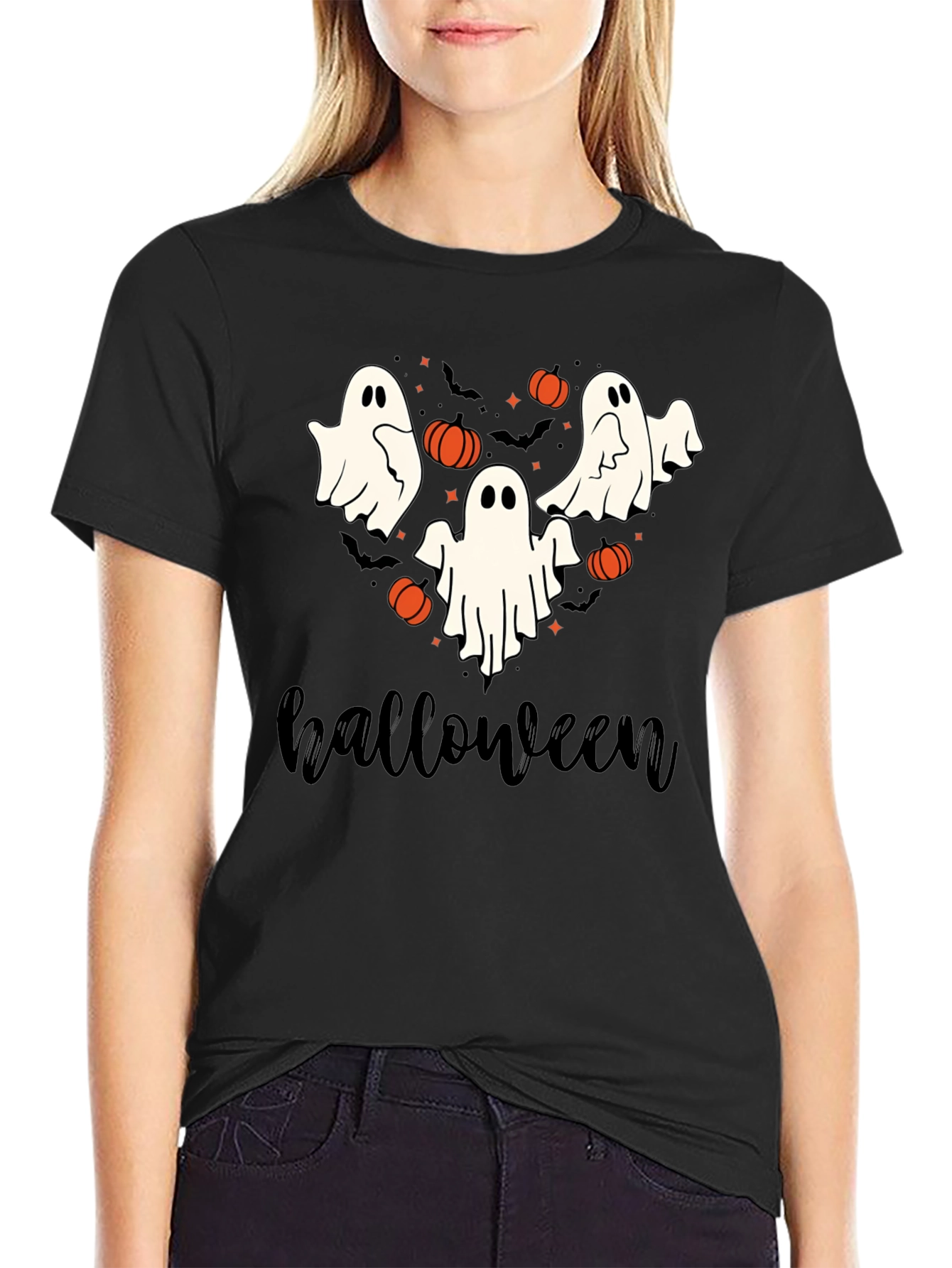 Halloween Ghost Graphic Tee