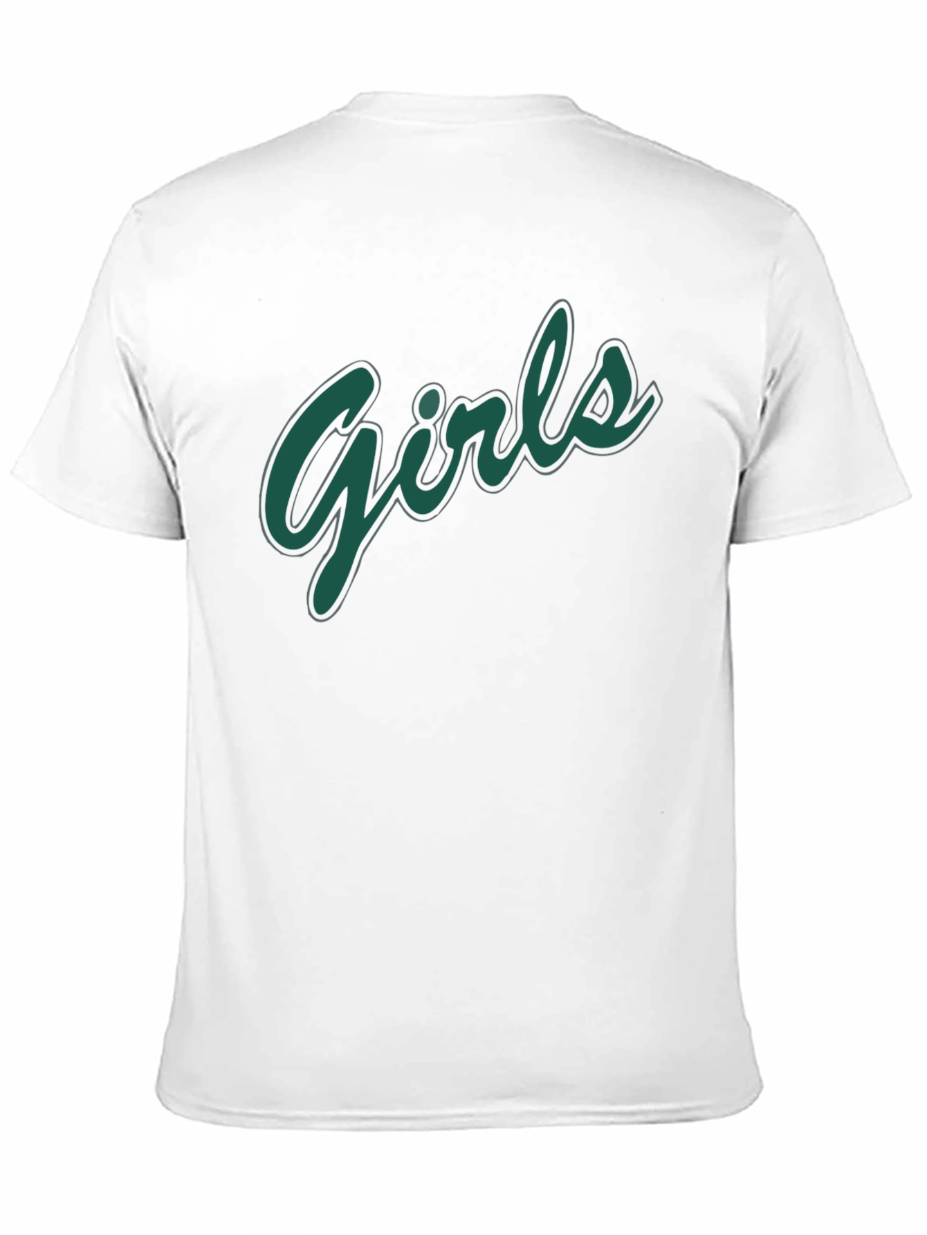Girls Graphic Print Black T-Shirt
