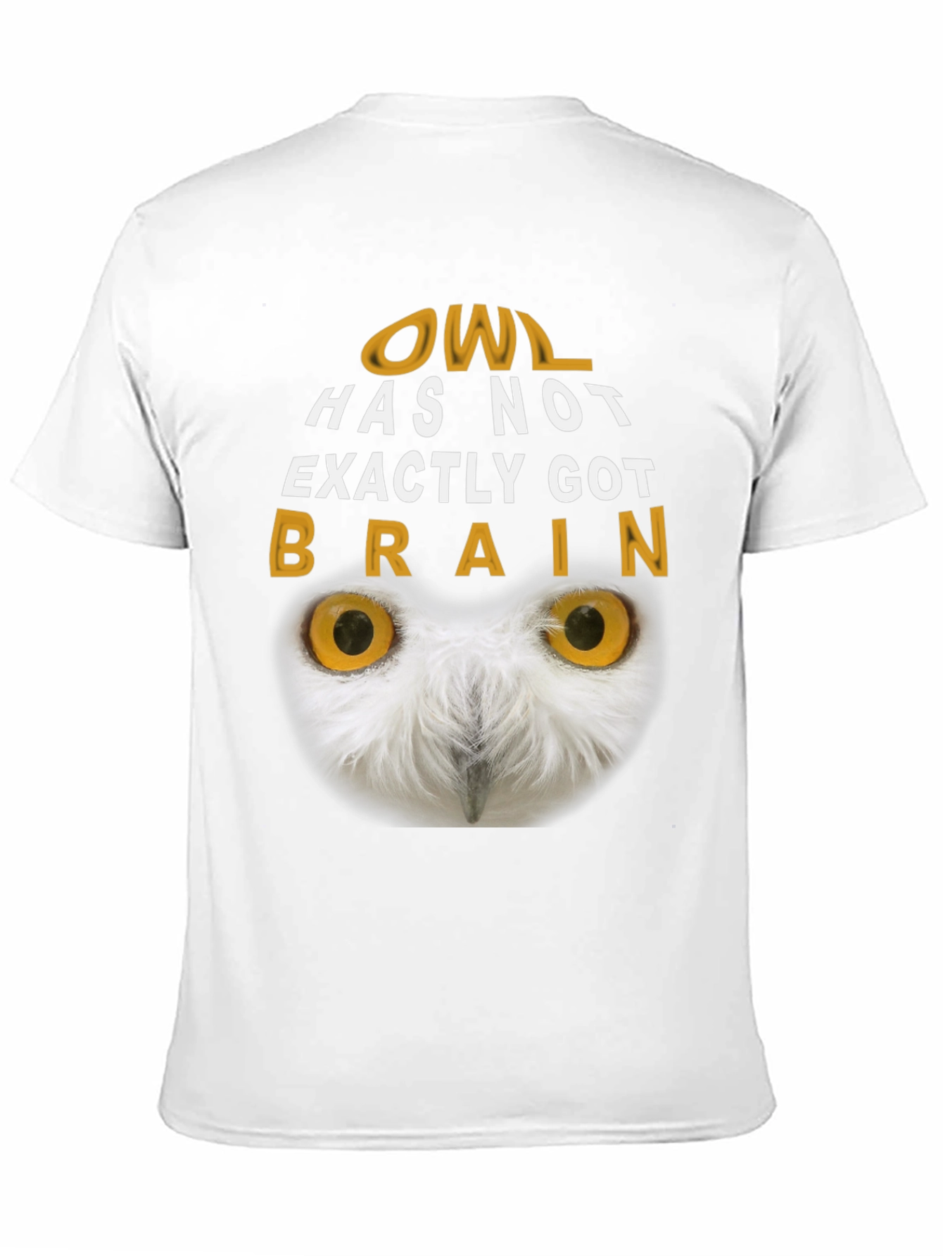 Owl Brain T-Shirt - Funny Graphic Tee