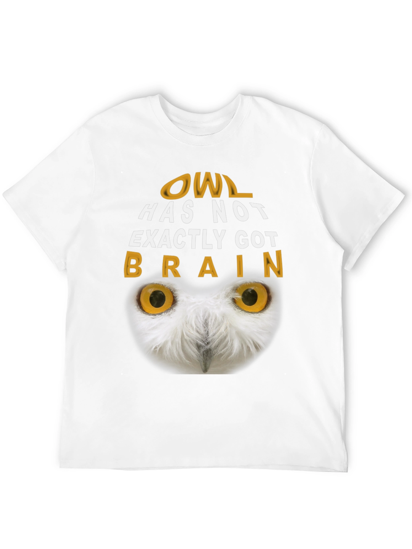 Owl Brain T-Shirt - Funny Graphic Tee