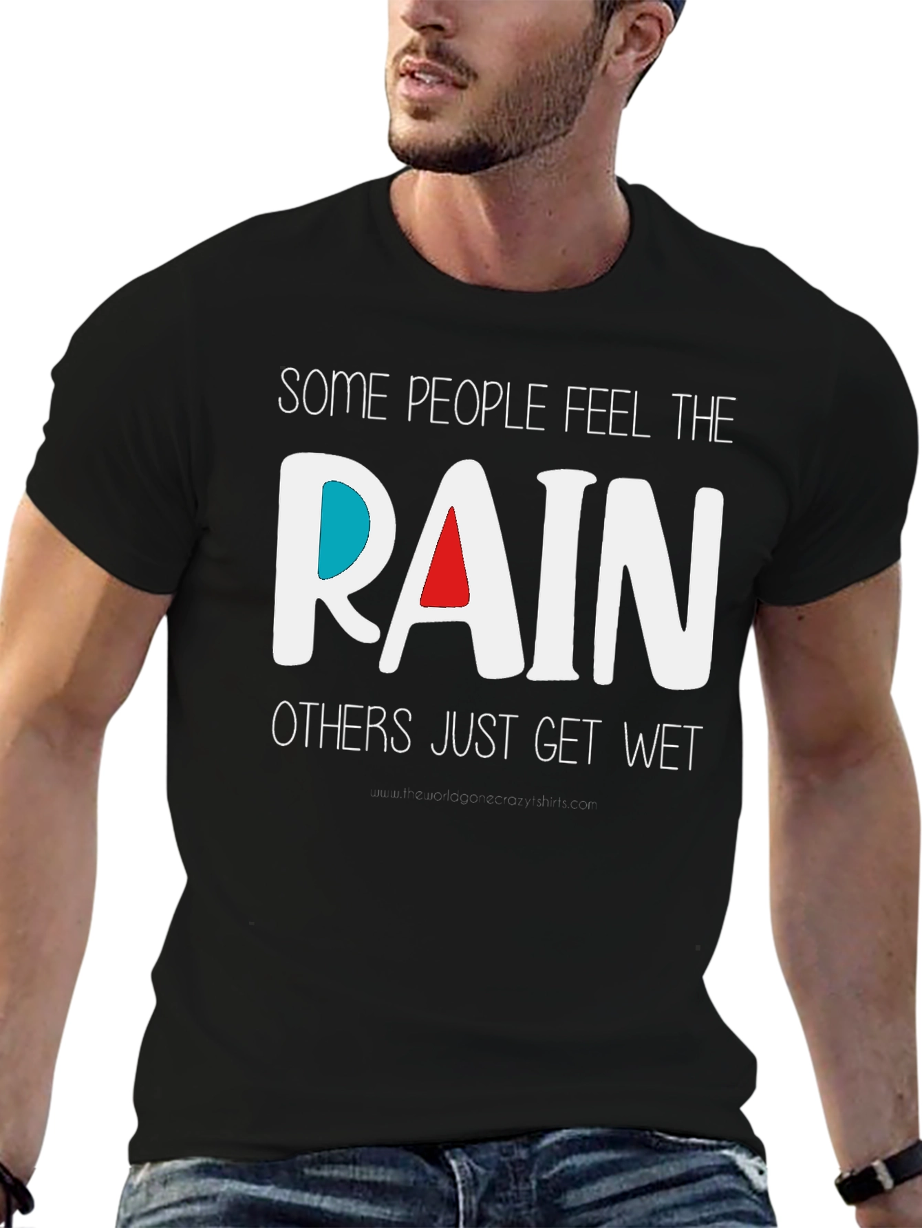 Rain T-Shirt - Feel the Rain - Unique Design