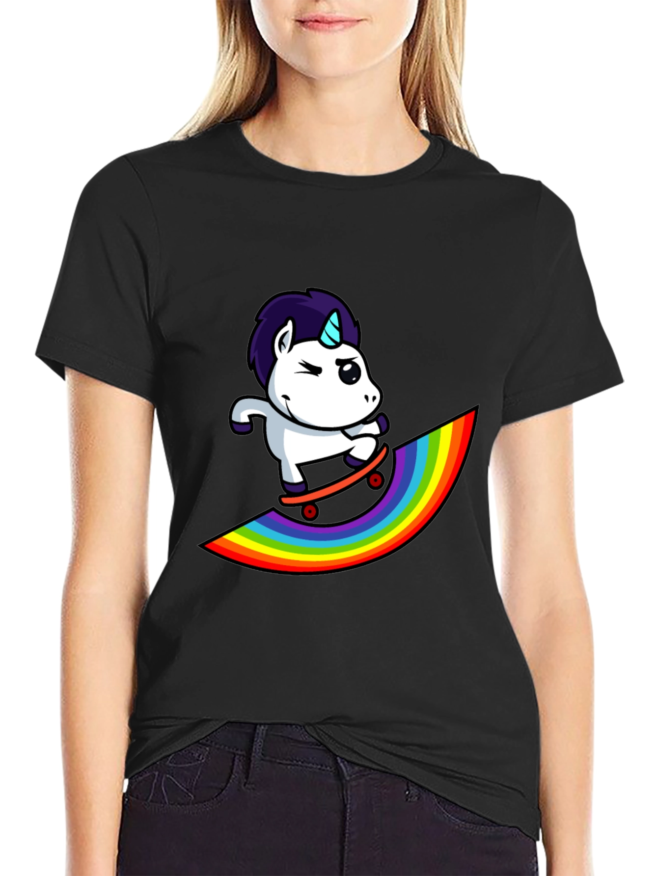 Unicorn Skateboard T-Shirt