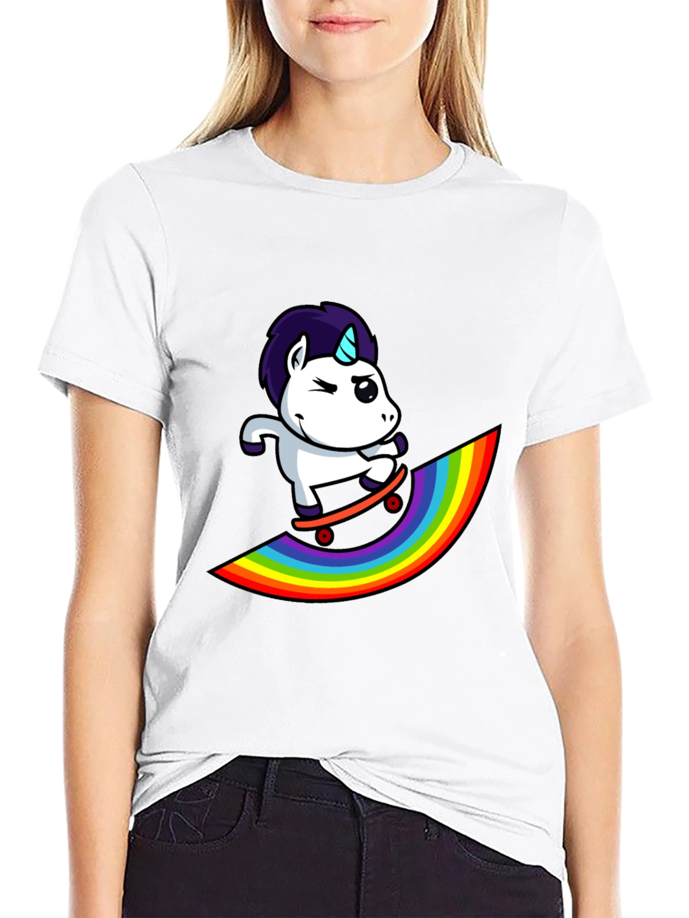 Unicorn Skateboard T-Shirt