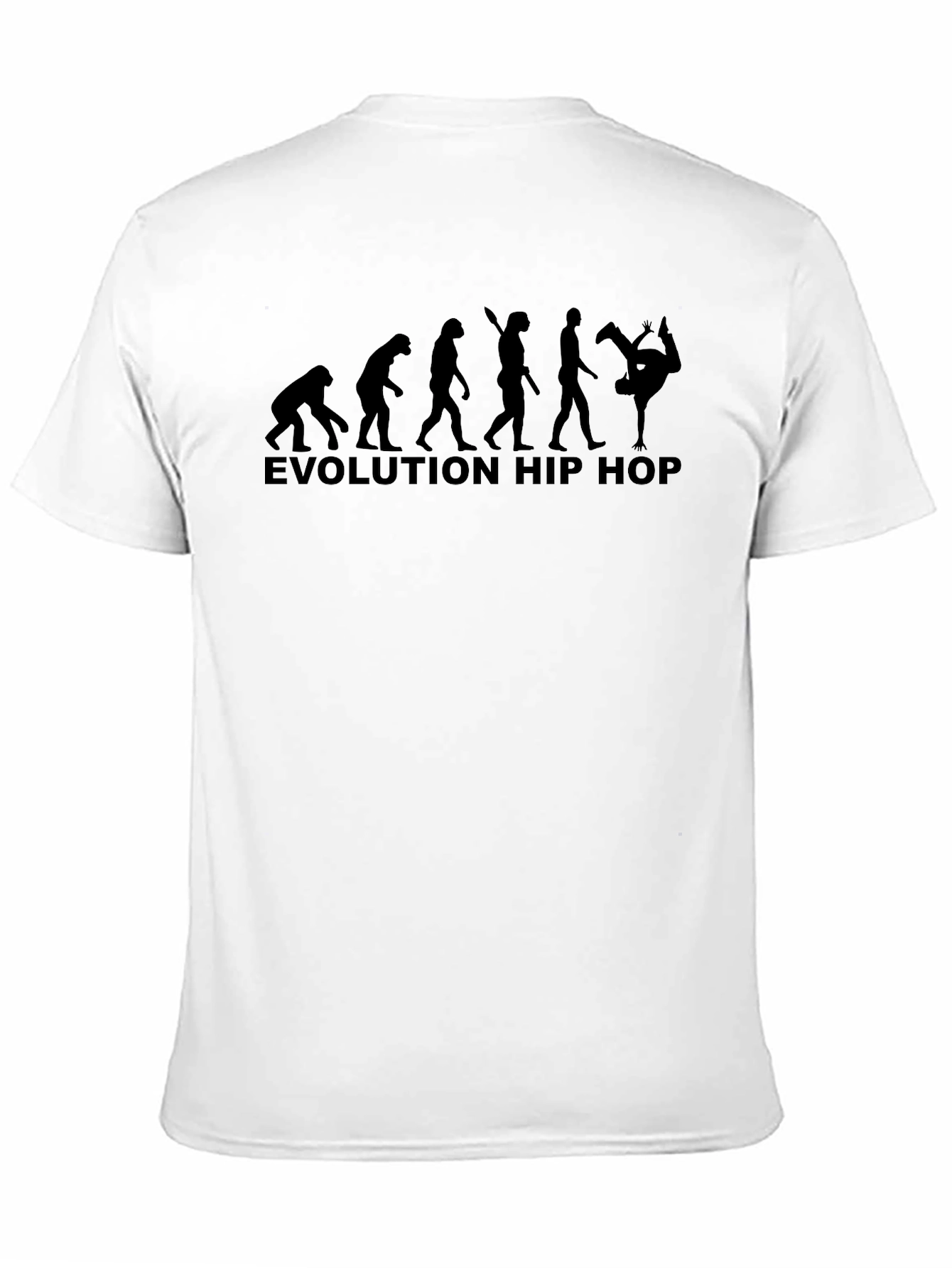 Evolution Hip Hop Graphic T-Shirt - Black