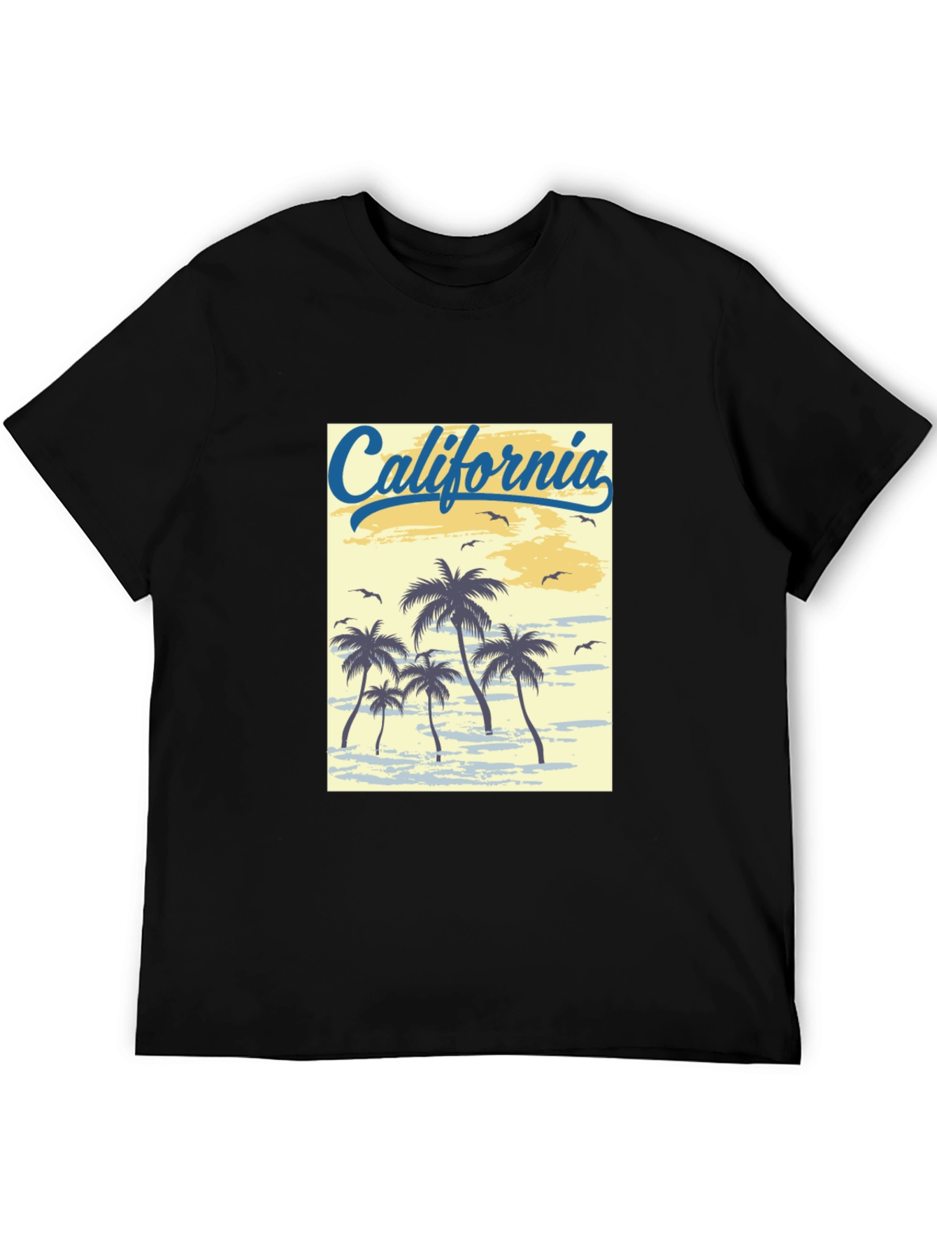 California Palms Graphic T-Shirt - Black