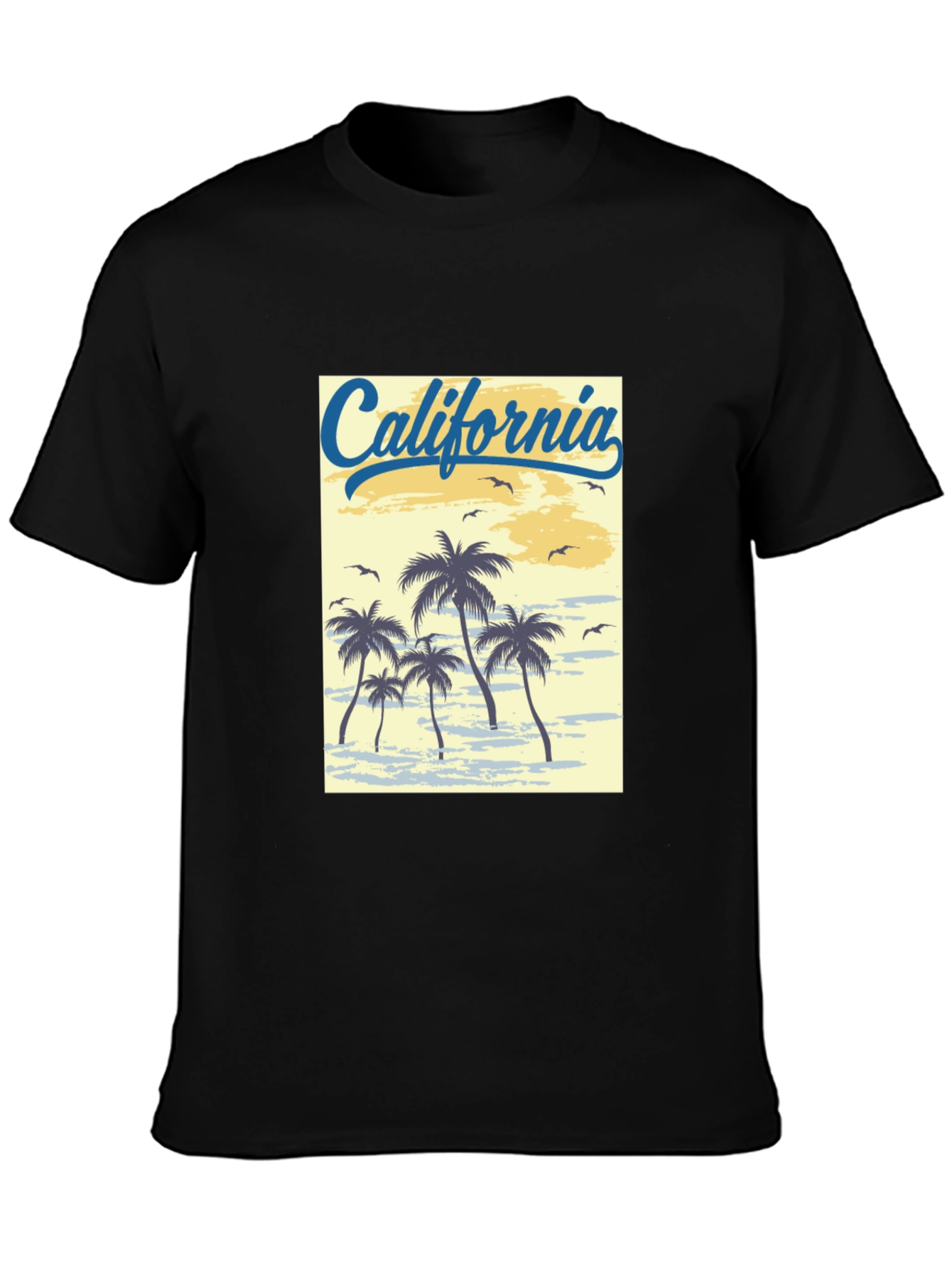 California Palms Graphic T-Shirt - Black