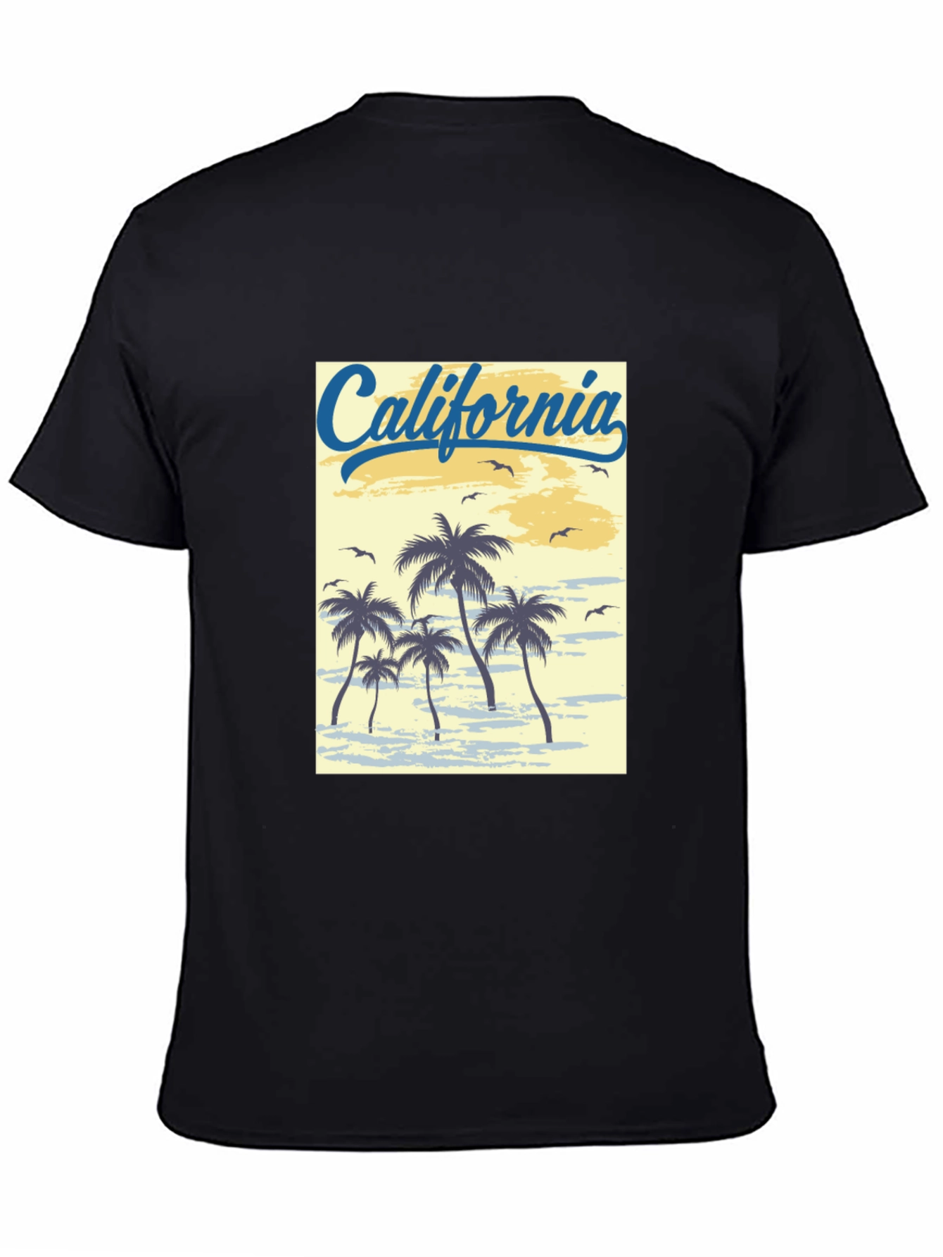 California Palms Graphic T-Shirt - Black
