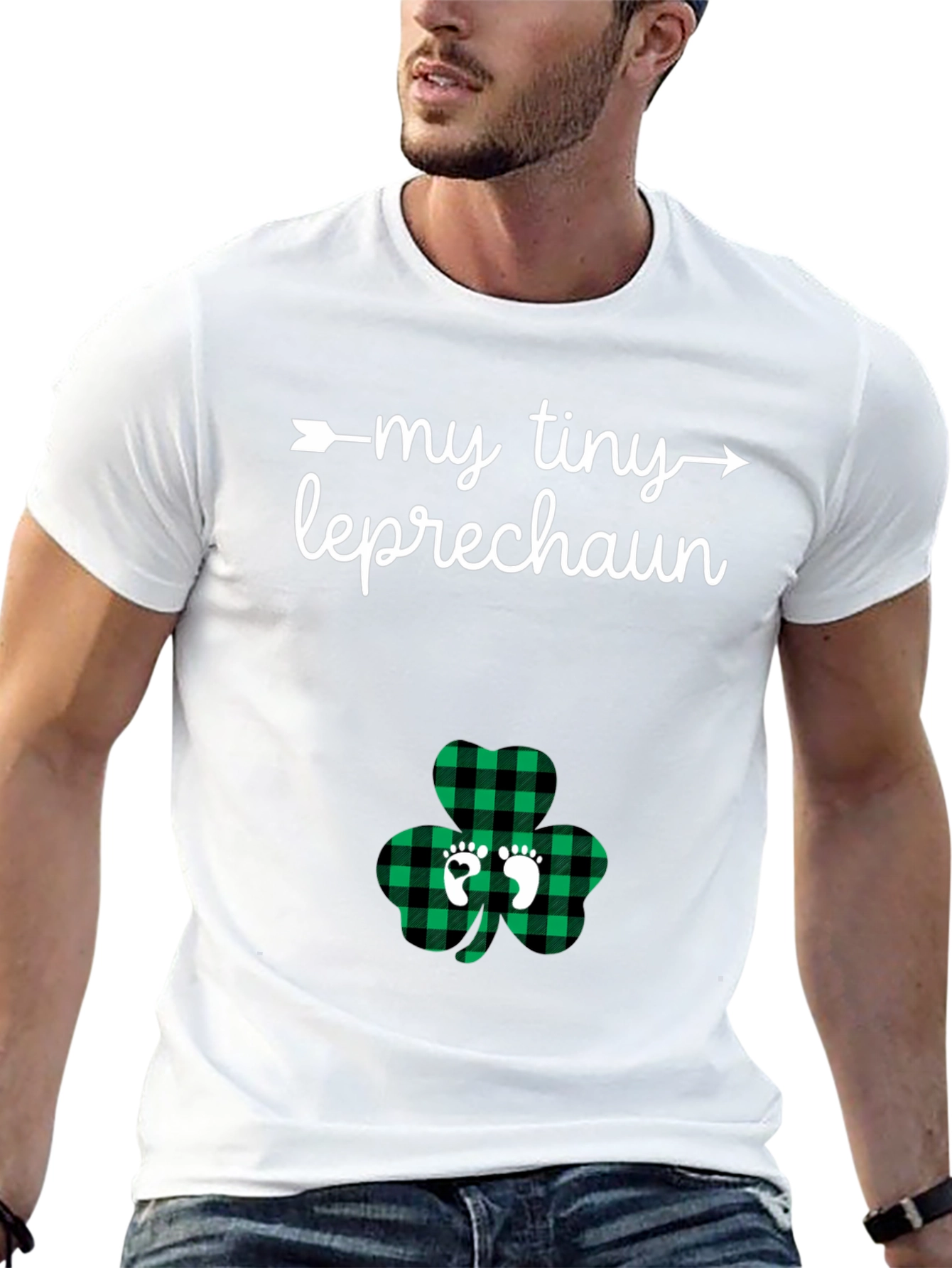 My Tiny Leprechaun Maternity St. Patricks Day T-Shirt