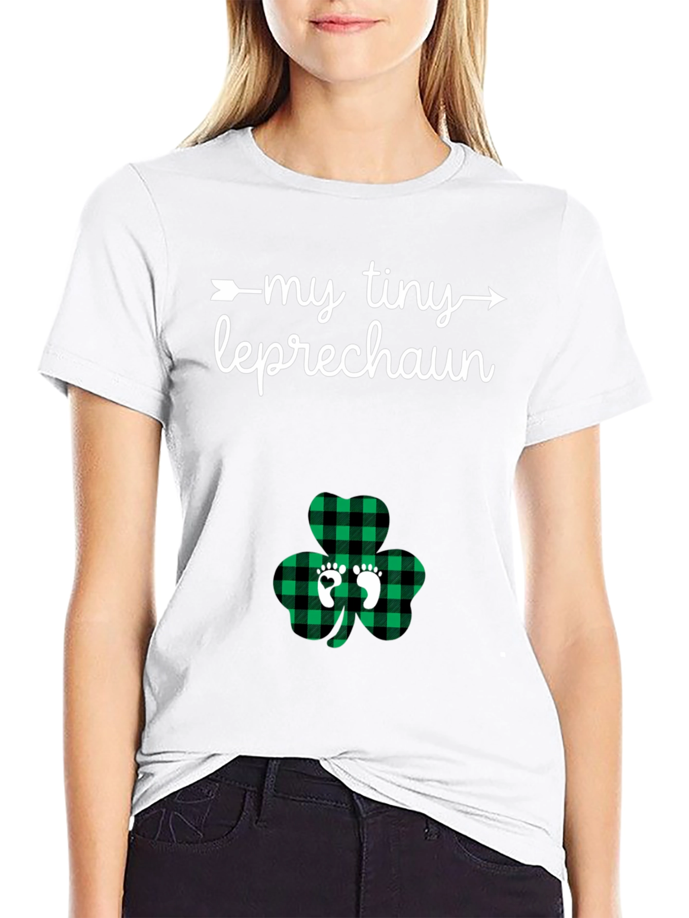 My Tiny Leprechaun Maternity St. Patricks Day T-Shirt