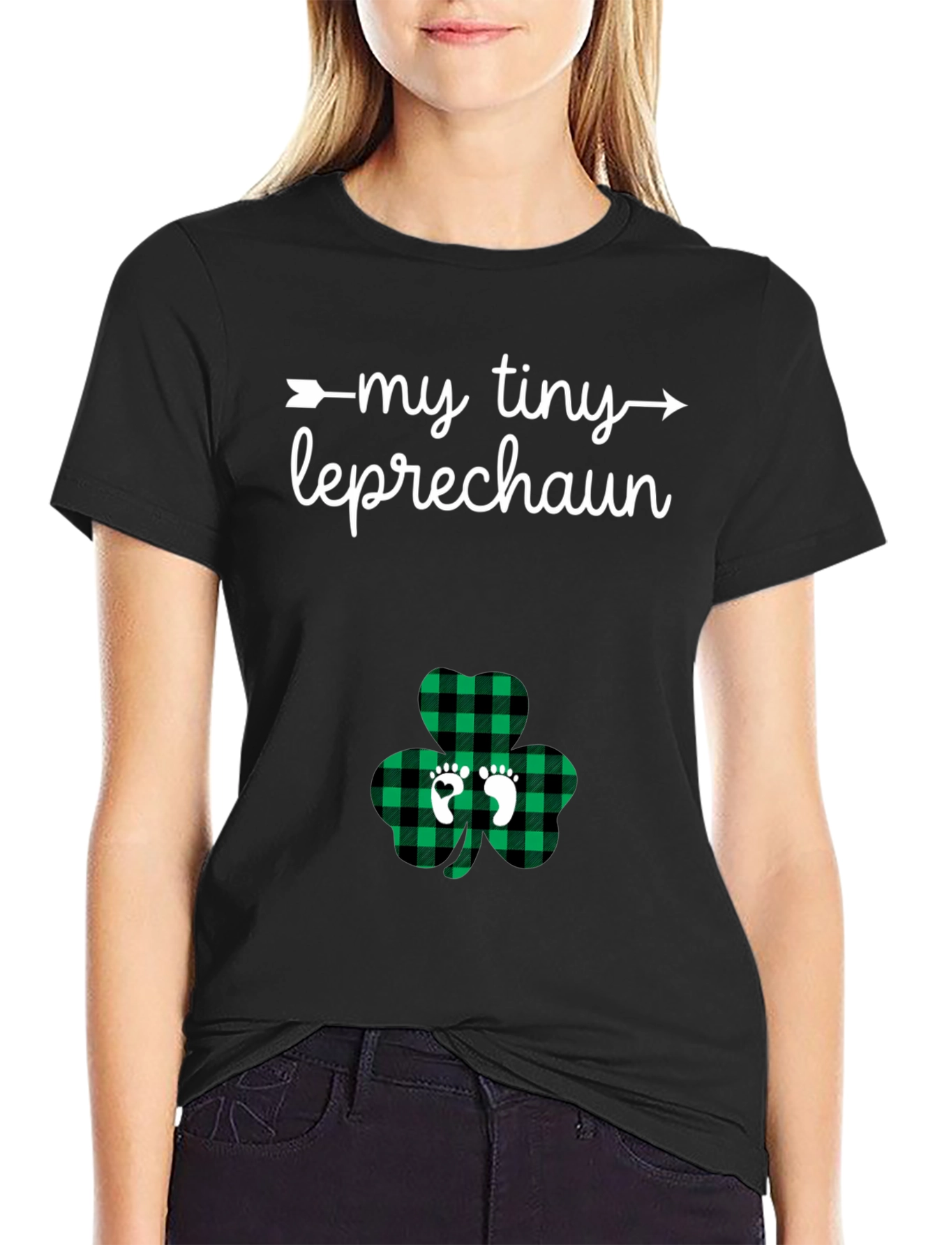 My Tiny Leprechaun Maternity St. Patricks Day T-Shirt