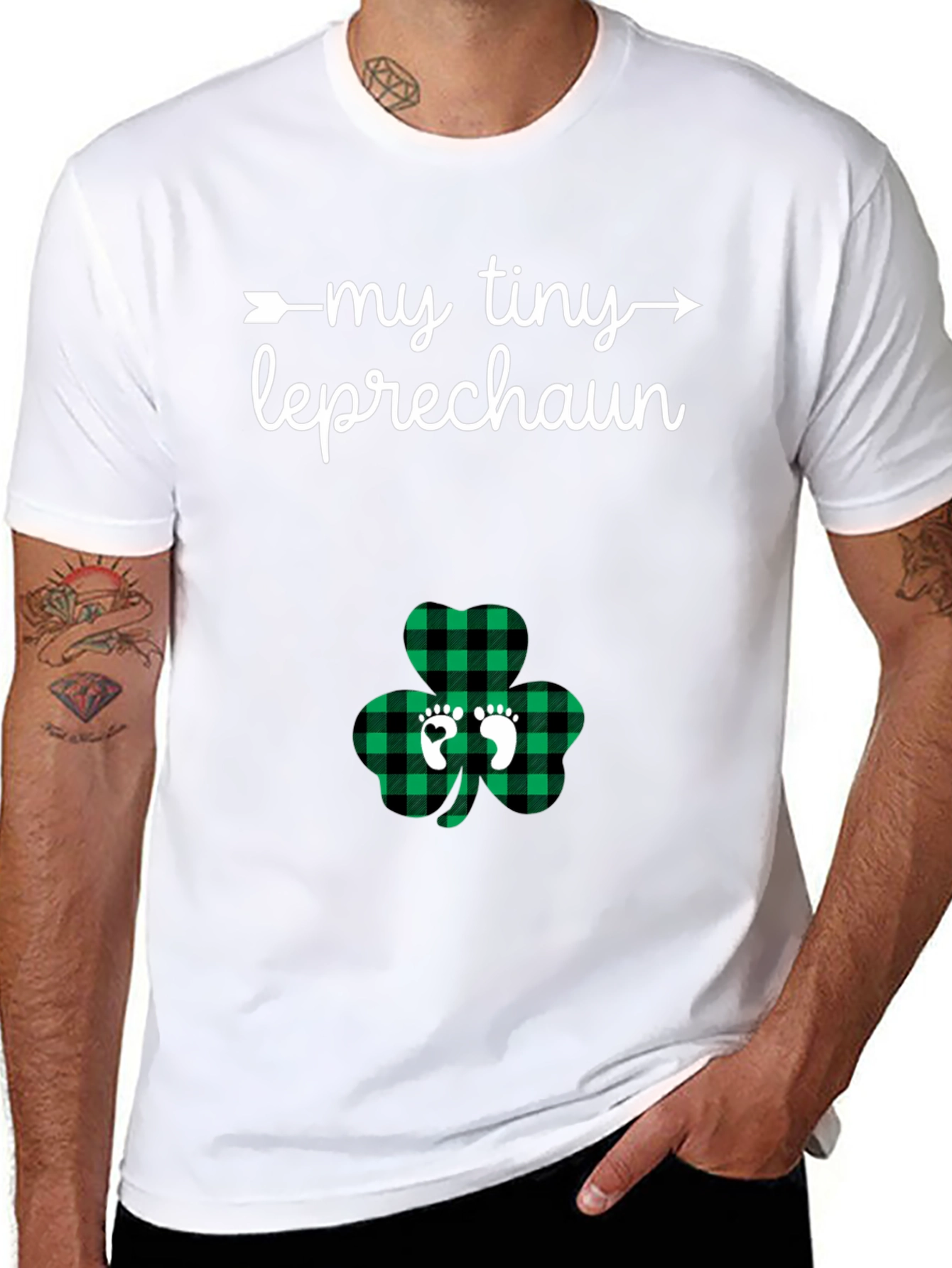 My Tiny Leprechaun Maternity St. Patricks Day T-Shirt