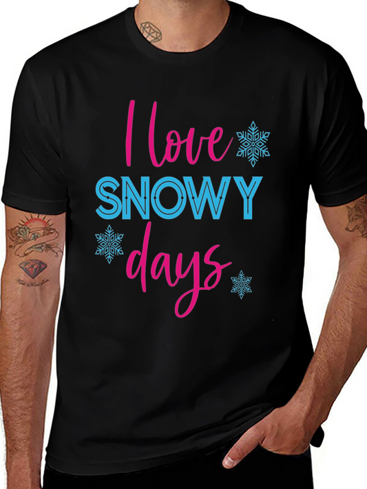I Love Snowy Days Graphic Tee