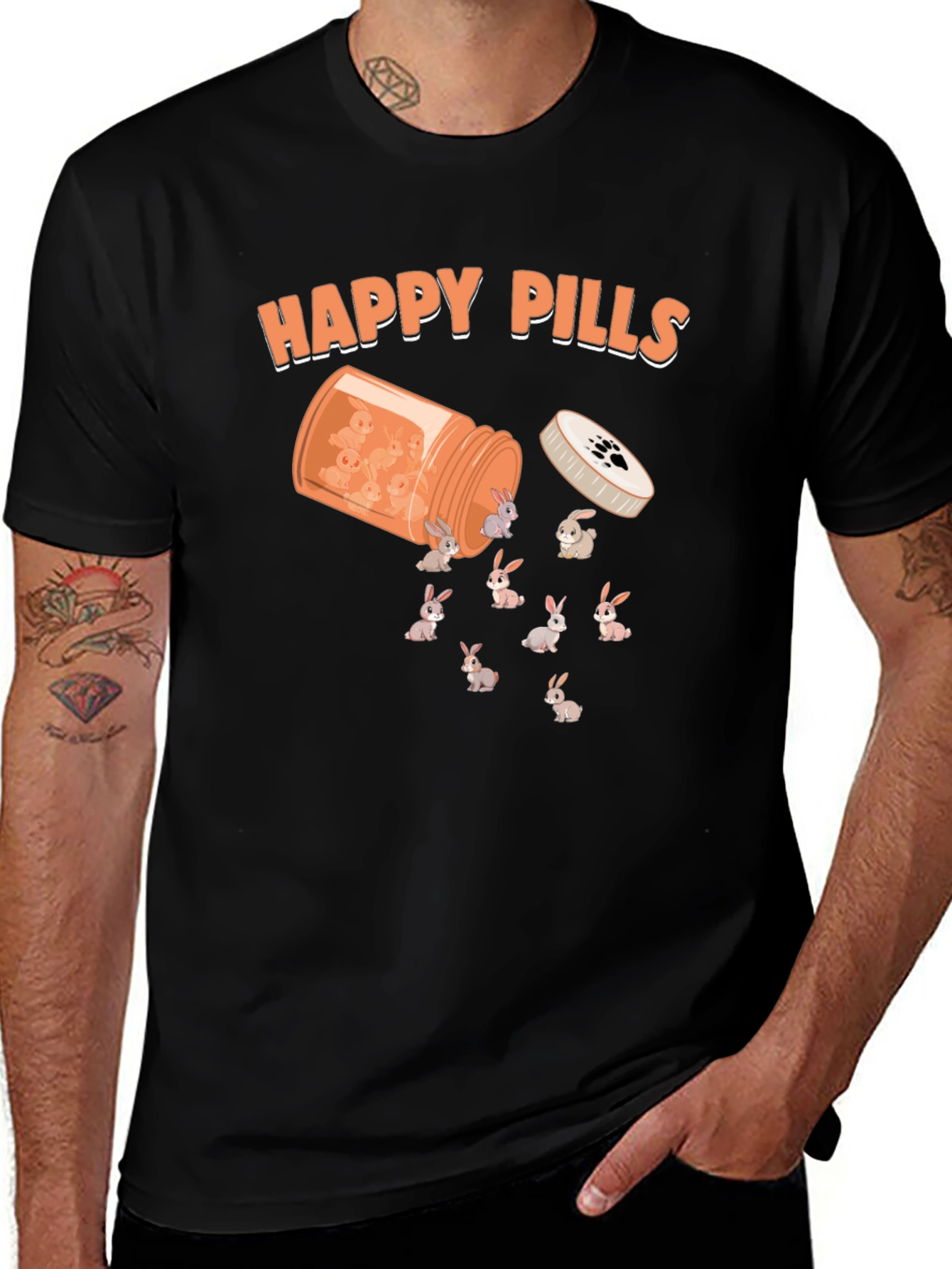 Happy Pills Bunny T-Shirt