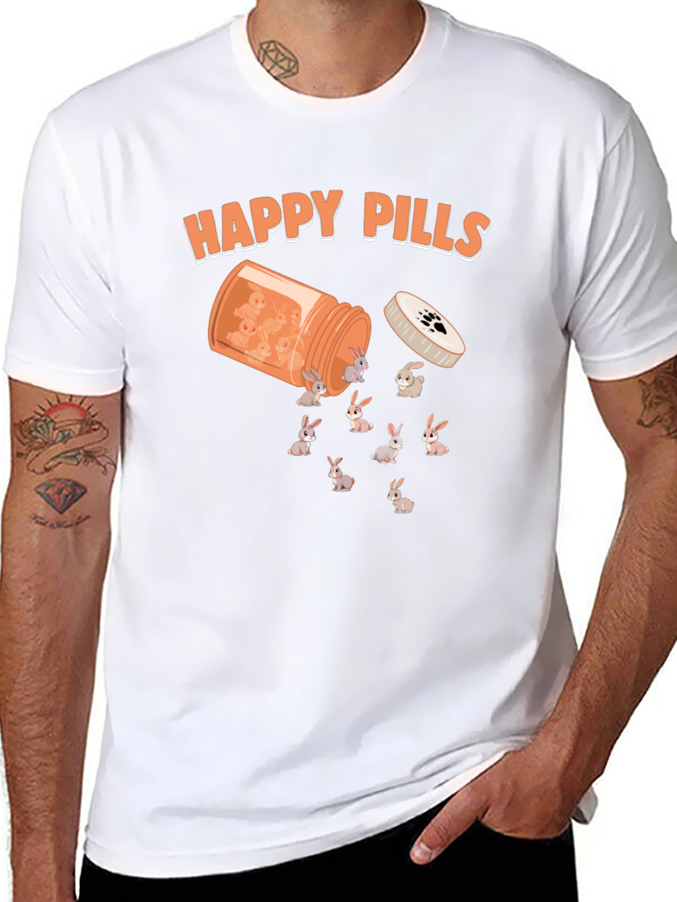 Happy Pills Bunny T-Shirt