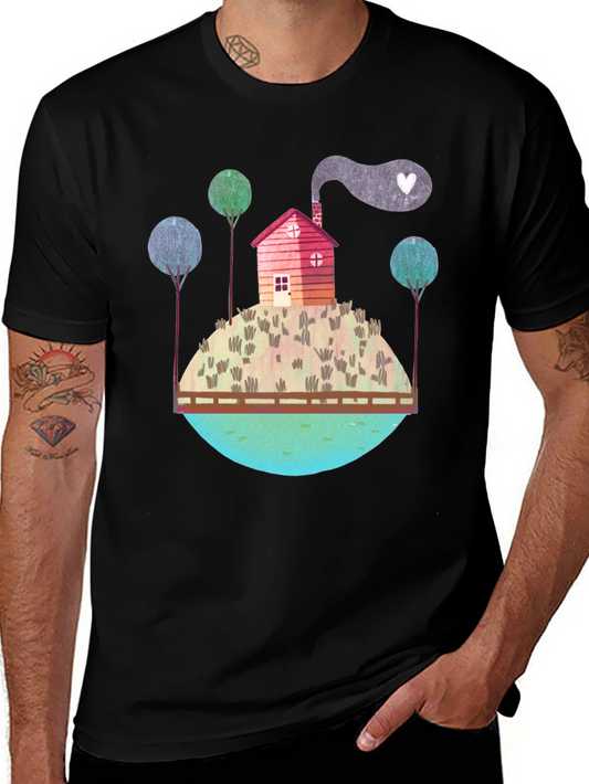 Whimsical Cottage Graphic Tee