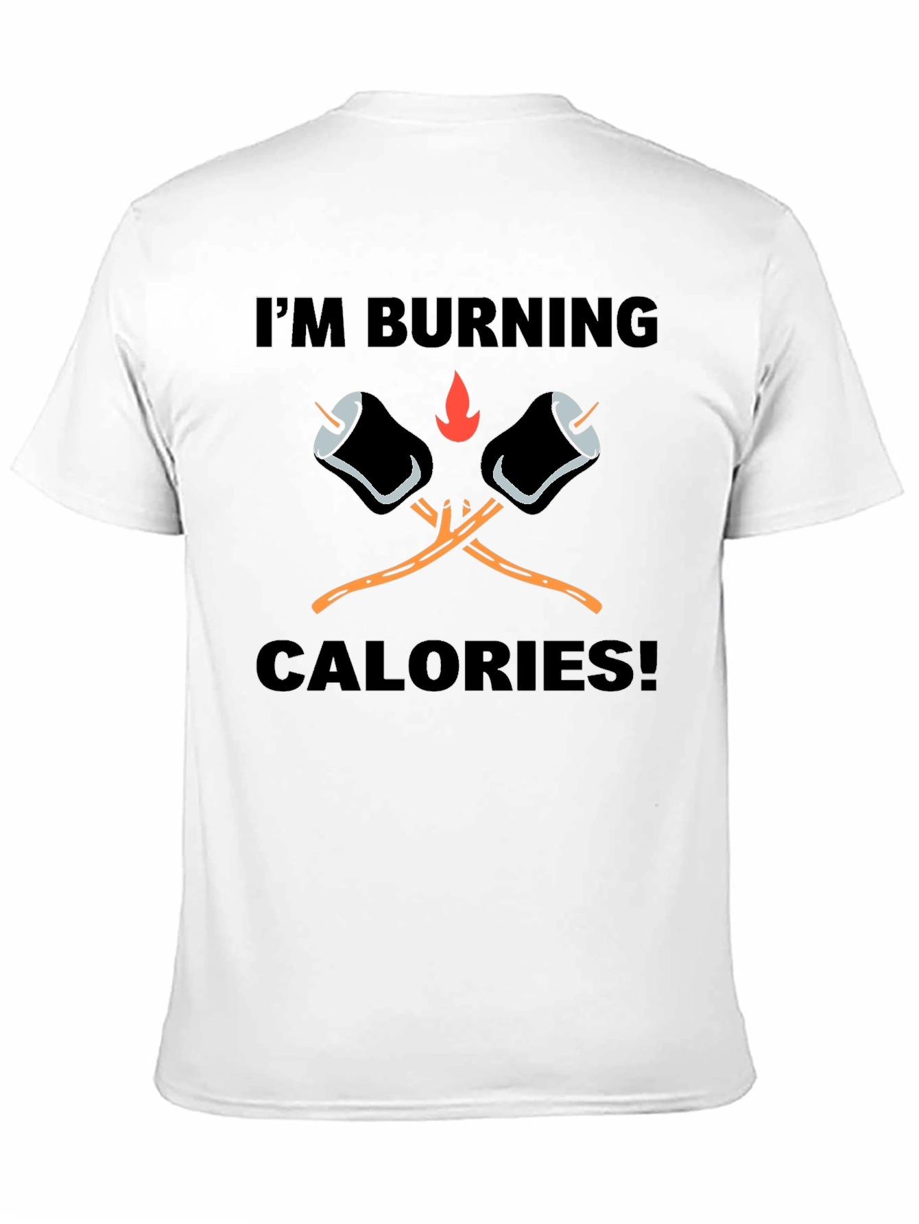 Burning Calories Marshmallow T-Shirt