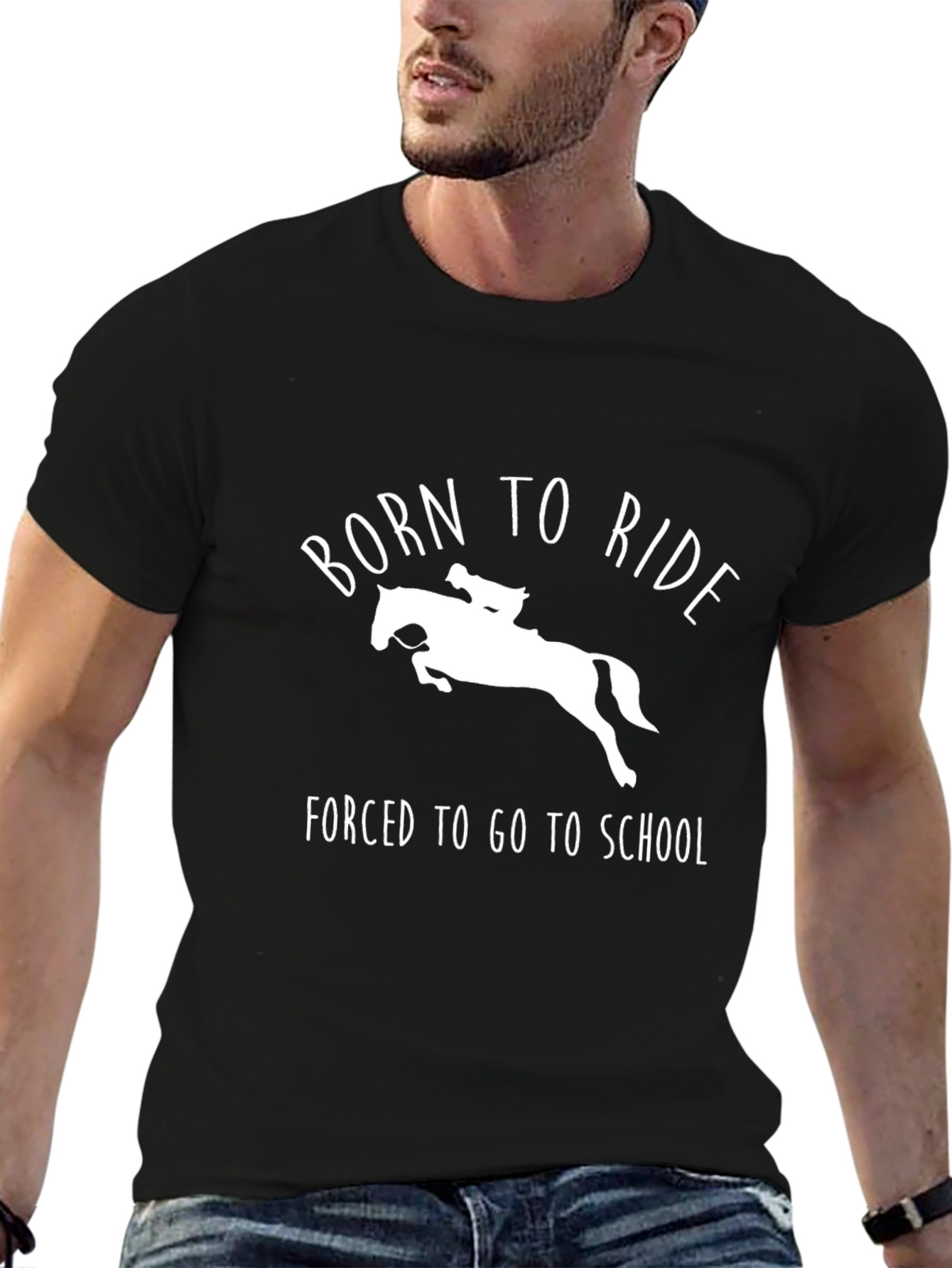 Born to Ride T-Shirt - Equestrian Lover Tee