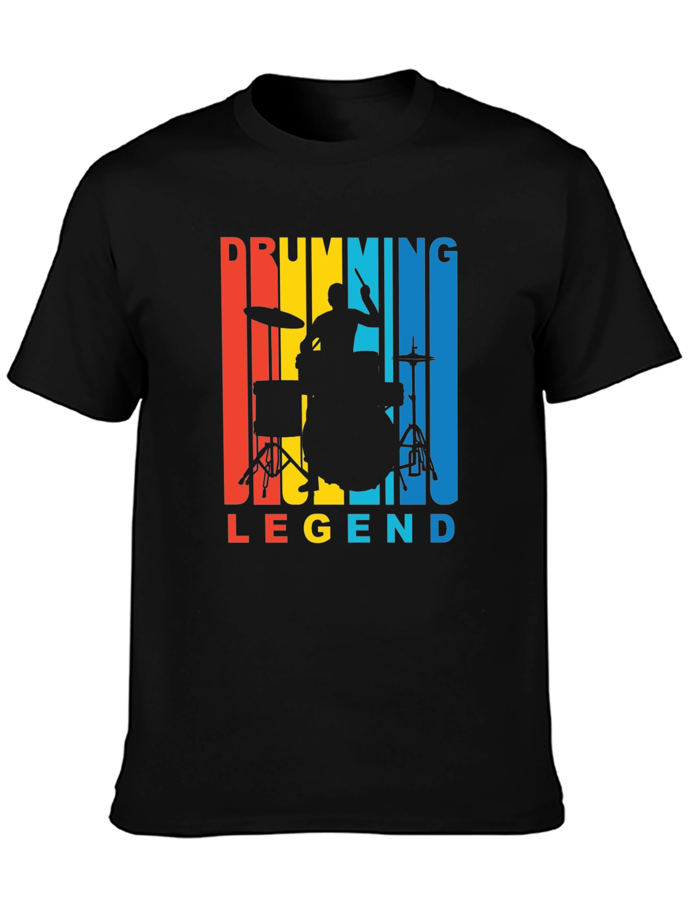 Drumming Legend Retro T-Shirt