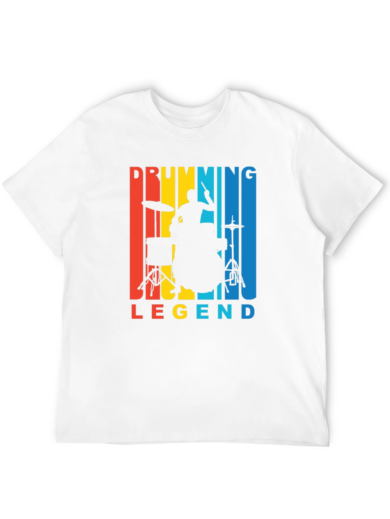 Drumming Legend Retro T-Shirt