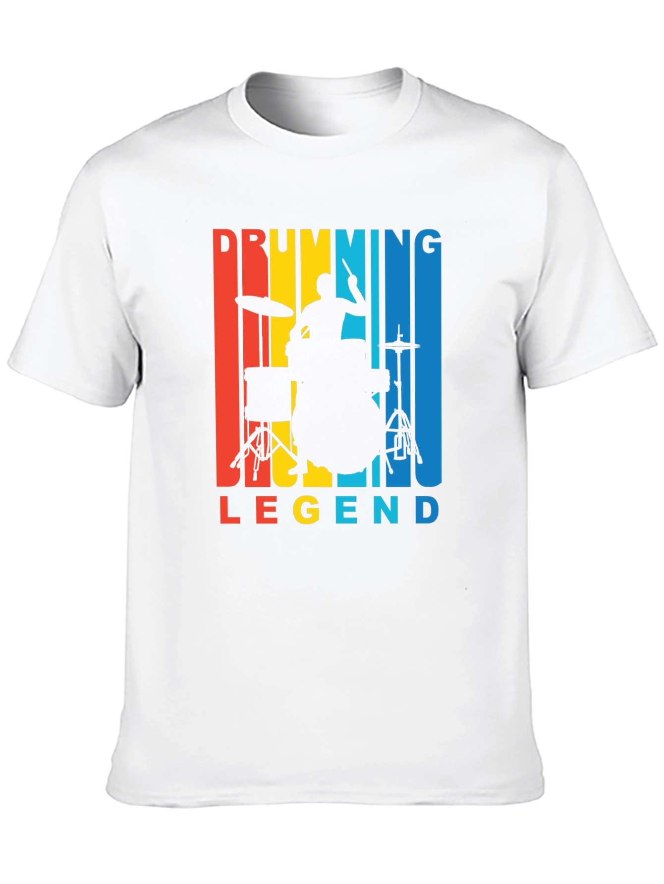 Drumming Legend Retro T-Shirt