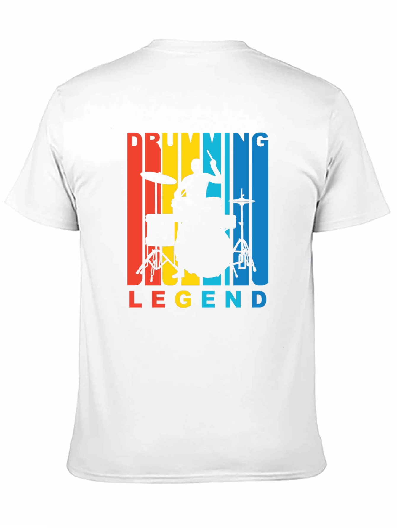Drumming Legend Retro T-Shirt