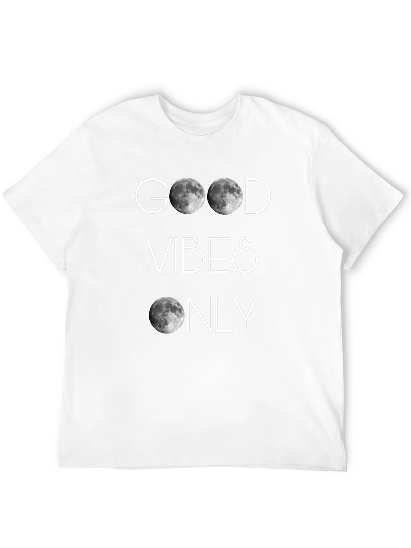 Good Vibes Only Moon T-Shirt