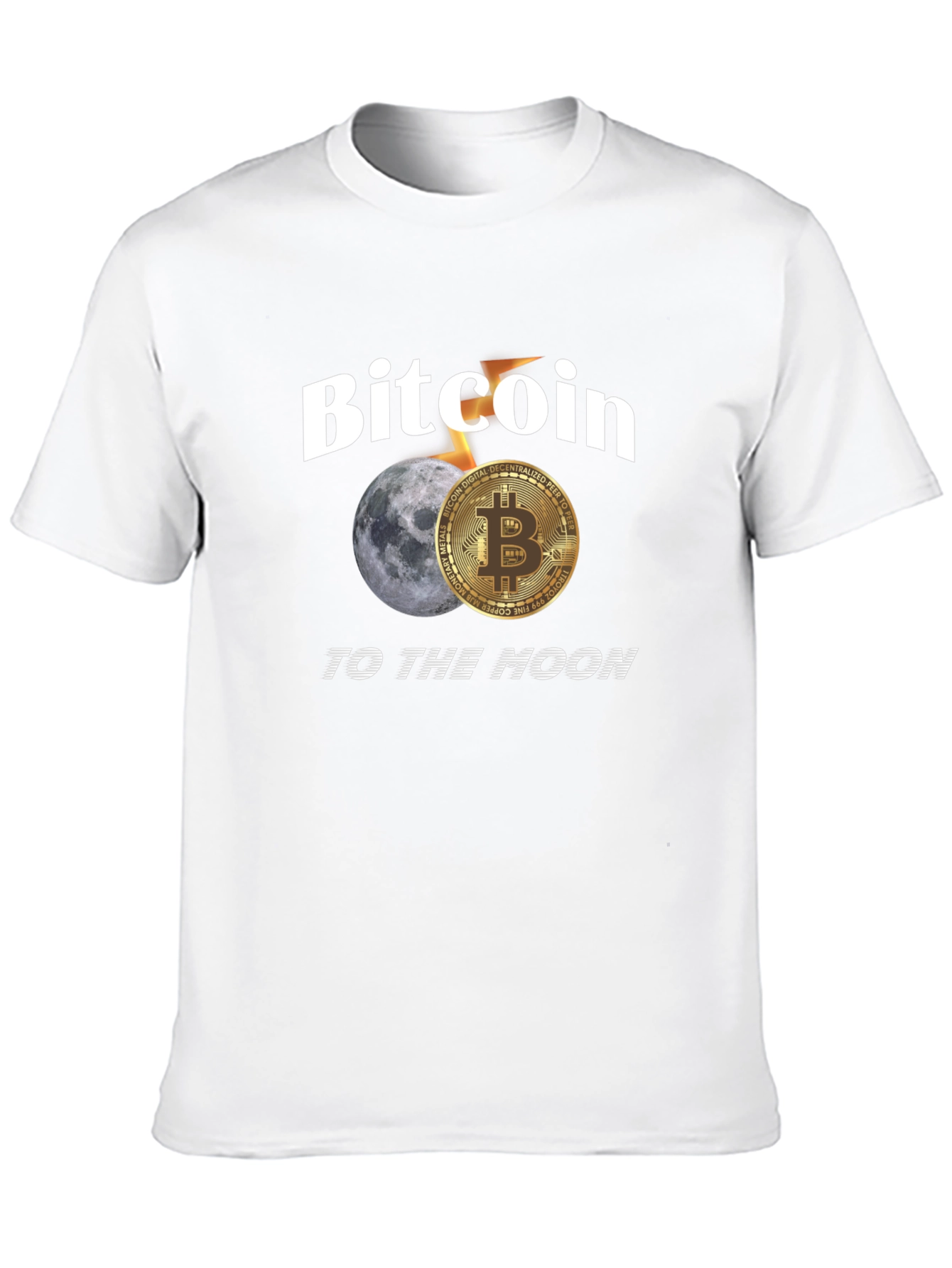 Bitcoin To The Moon Graphic Tee