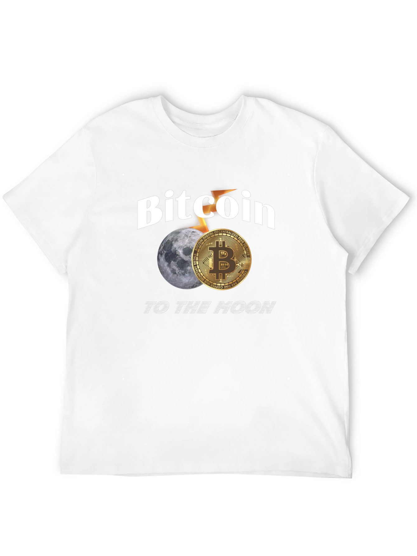 Bitcoin To The Moon Graphic Tee