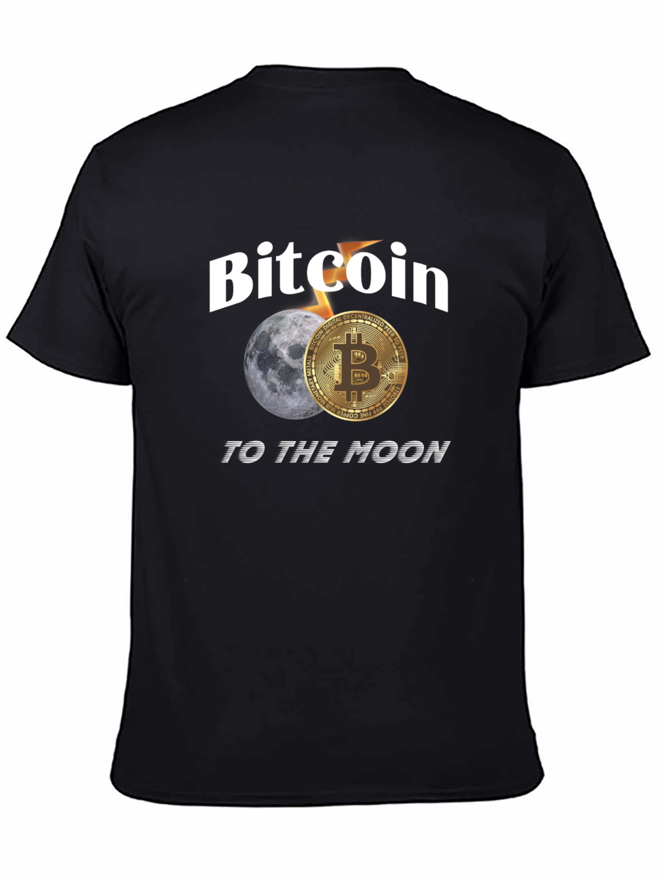 Bitcoin To The Moon Graphic Tee