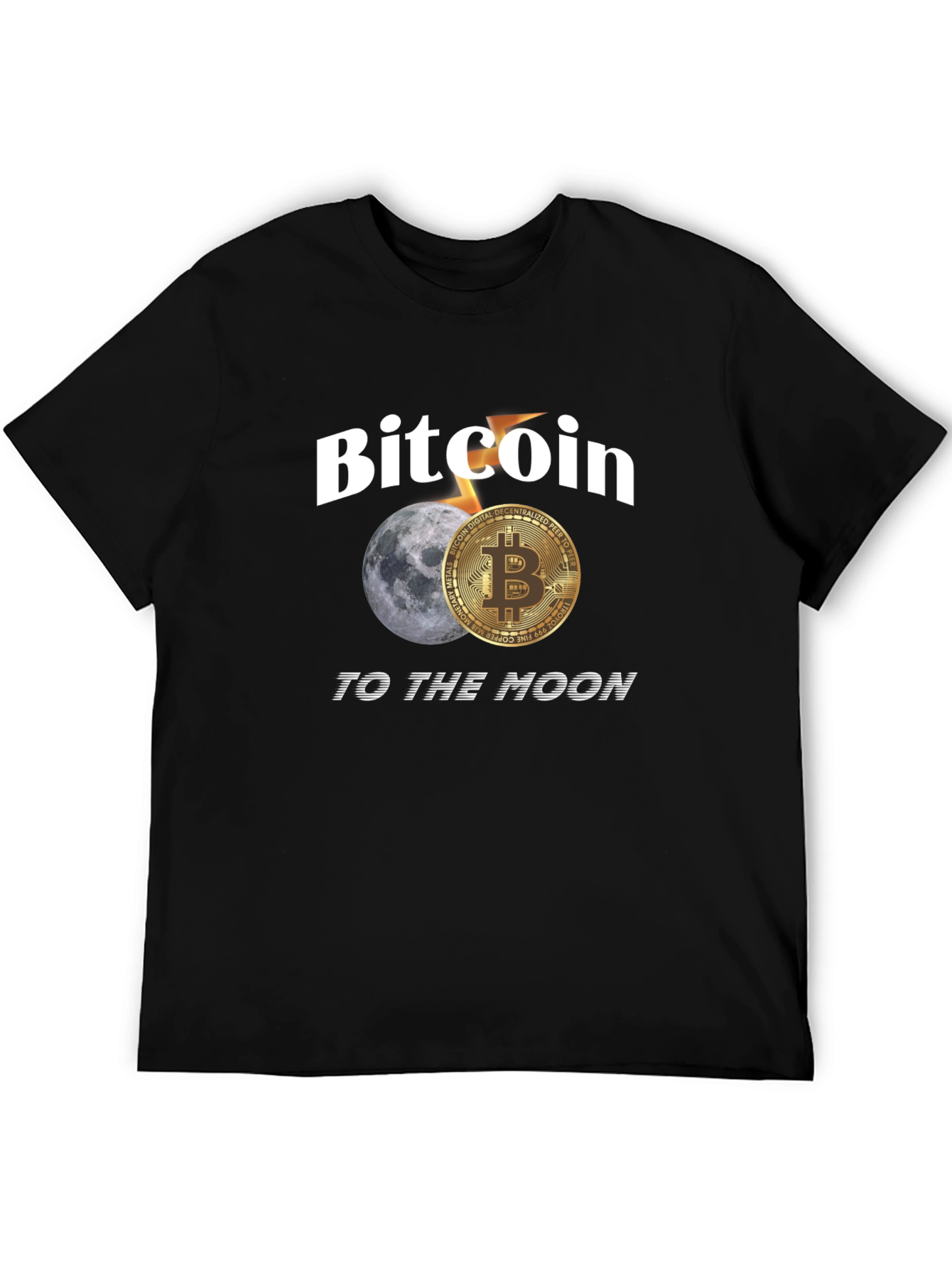 Bitcoin To The Moon Graphic Tee