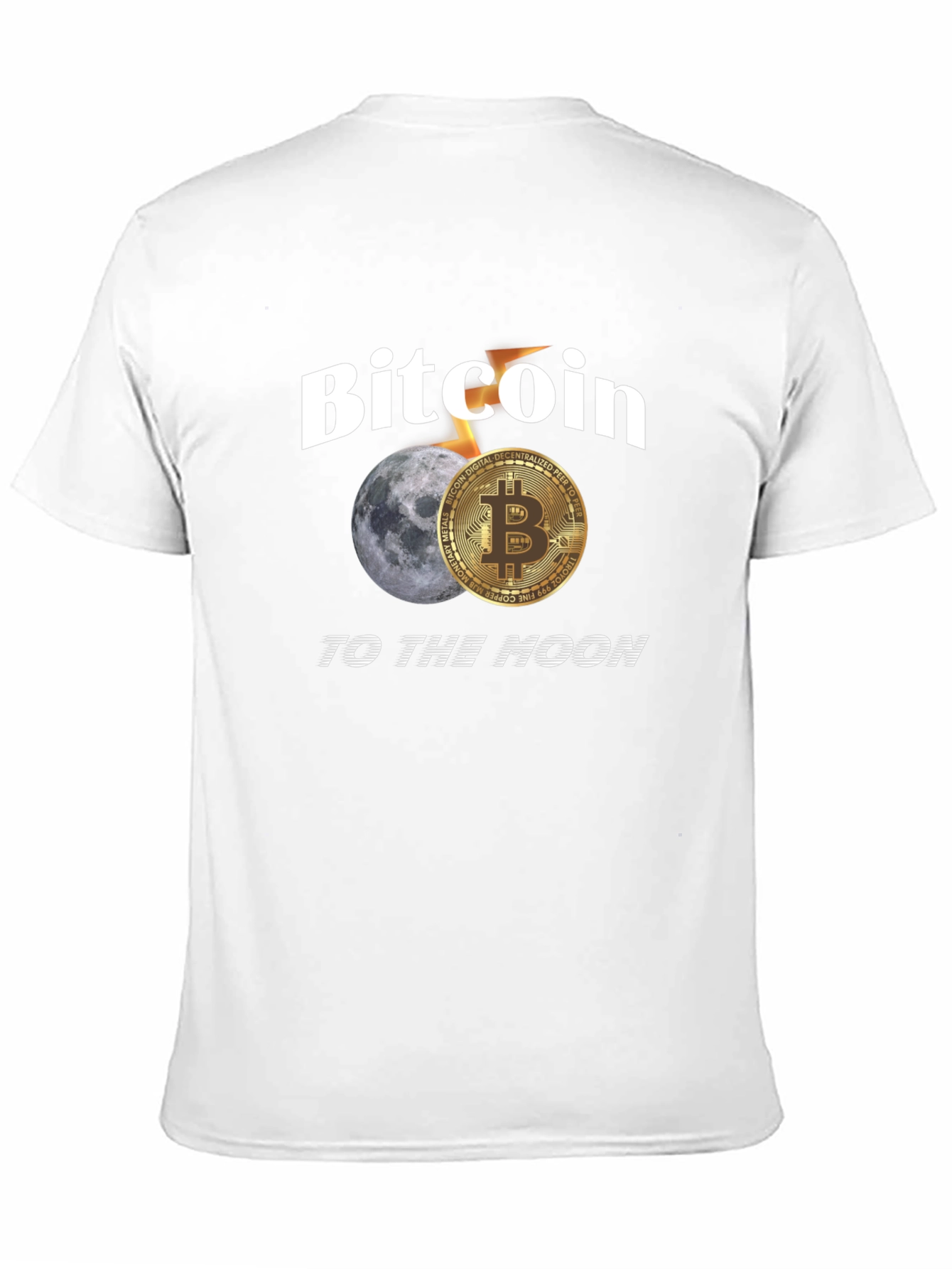 Bitcoin To The Moon Graphic Tee