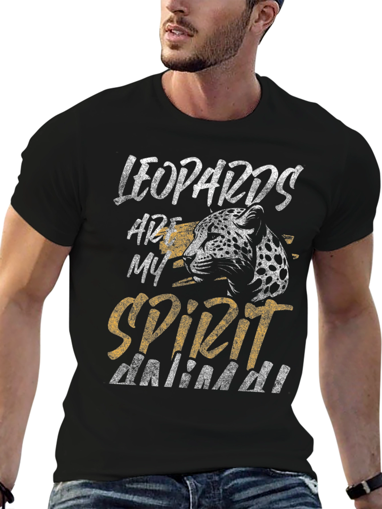 Leopard Spirit Animal Graphic Tee - Unisex