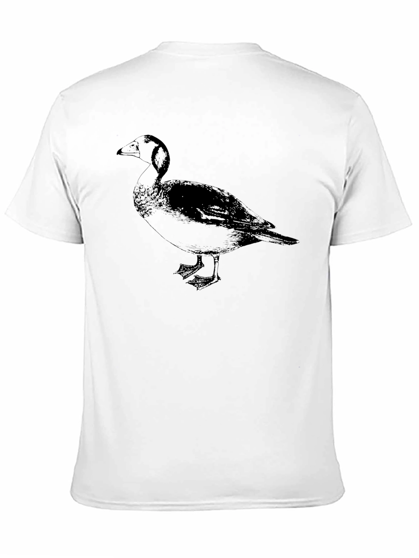 Black Goose Graphic Tee - Classic Crew Neck T-Shirt
