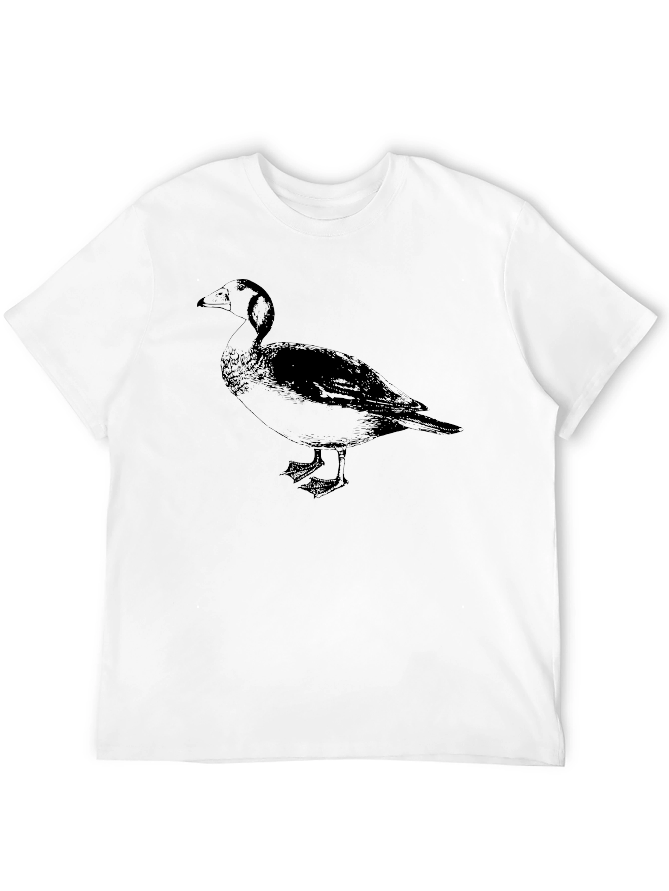 Black Goose Graphic Tee - Classic Crew Neck T-Shirt