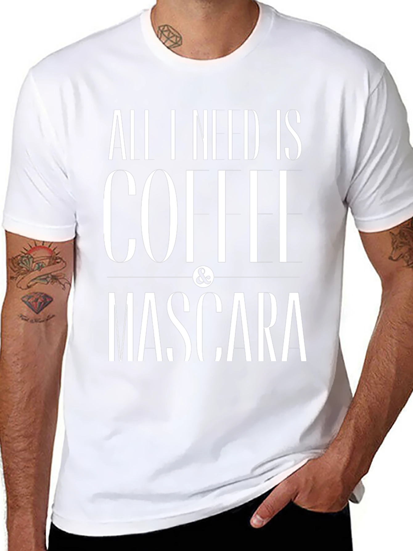 Coffee & Mascara Graphic T-Shirt